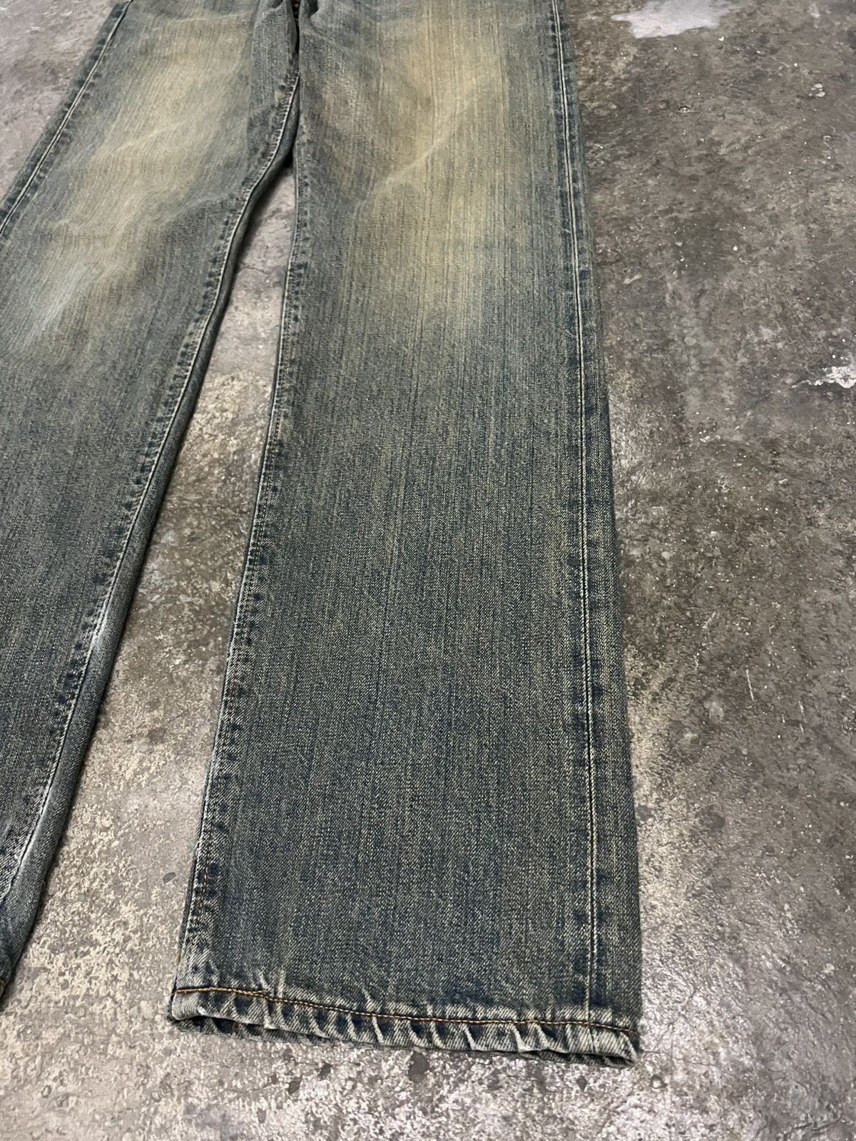 Japanese Brand 💥Rusty Edwin 505ZX Selvedge Orange Tab Jean Size US 31 - 4 Thumbnail