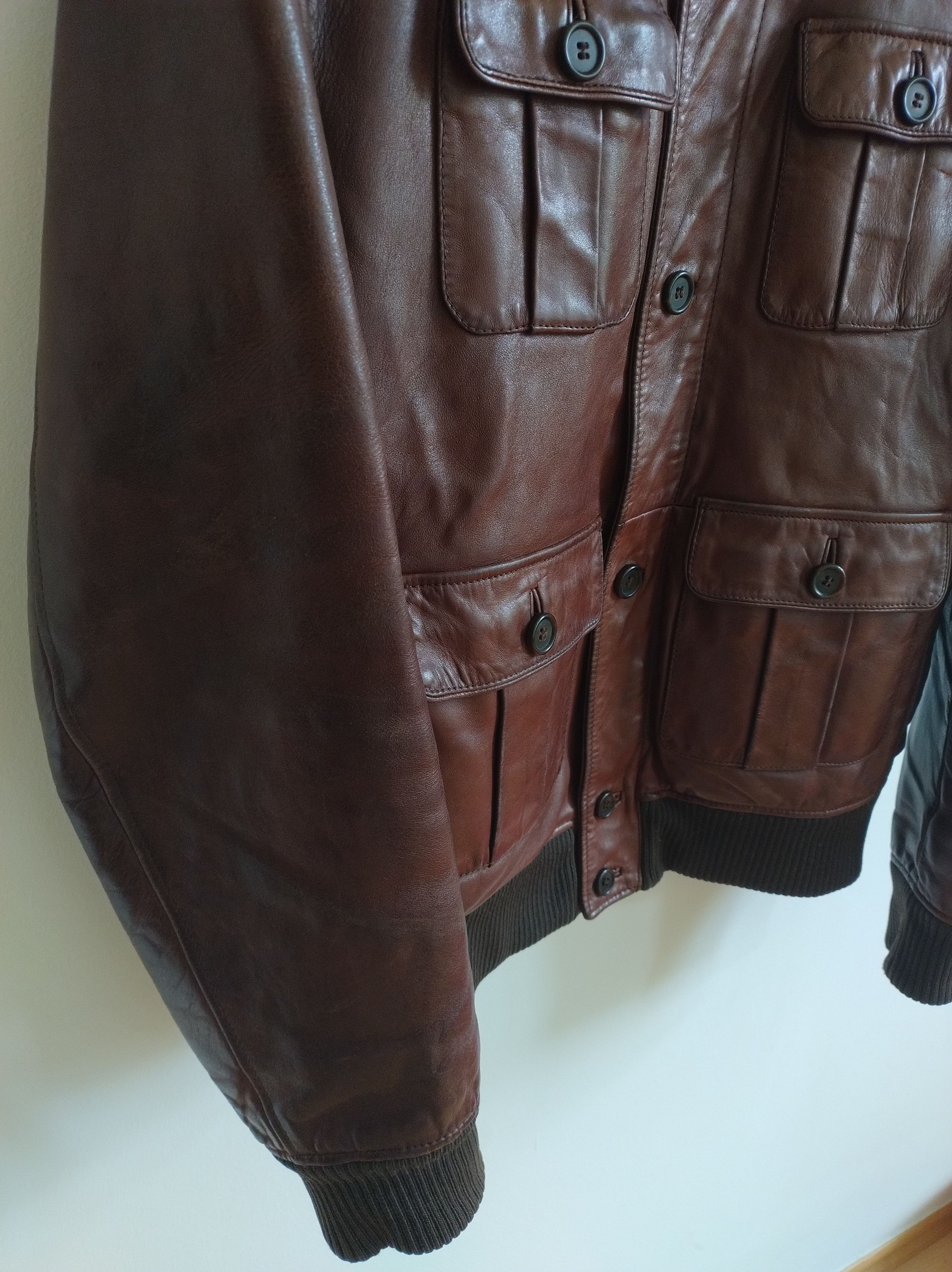 Prada Prada Leather Jacket Cargo Bomber archive 2008 Size US M / EU 48-50 / 2 - 8 Thumbnail
