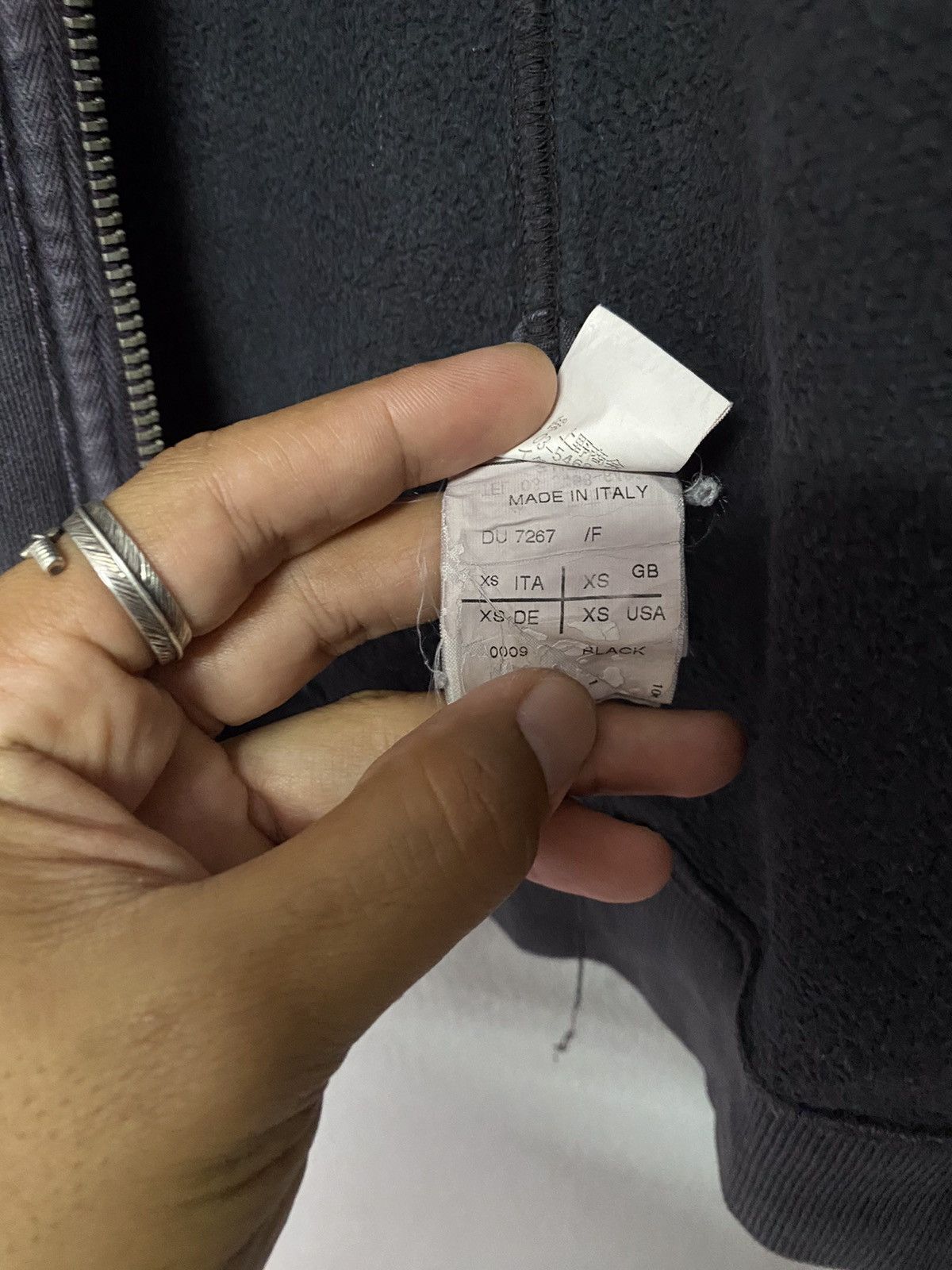 Rick Owens × Rick Owens Drkshdw Rick Owens Olmar&Mirta distressed hoodie fullzipper Size US XS / EU 42 / 0 - 14 Thumbnail