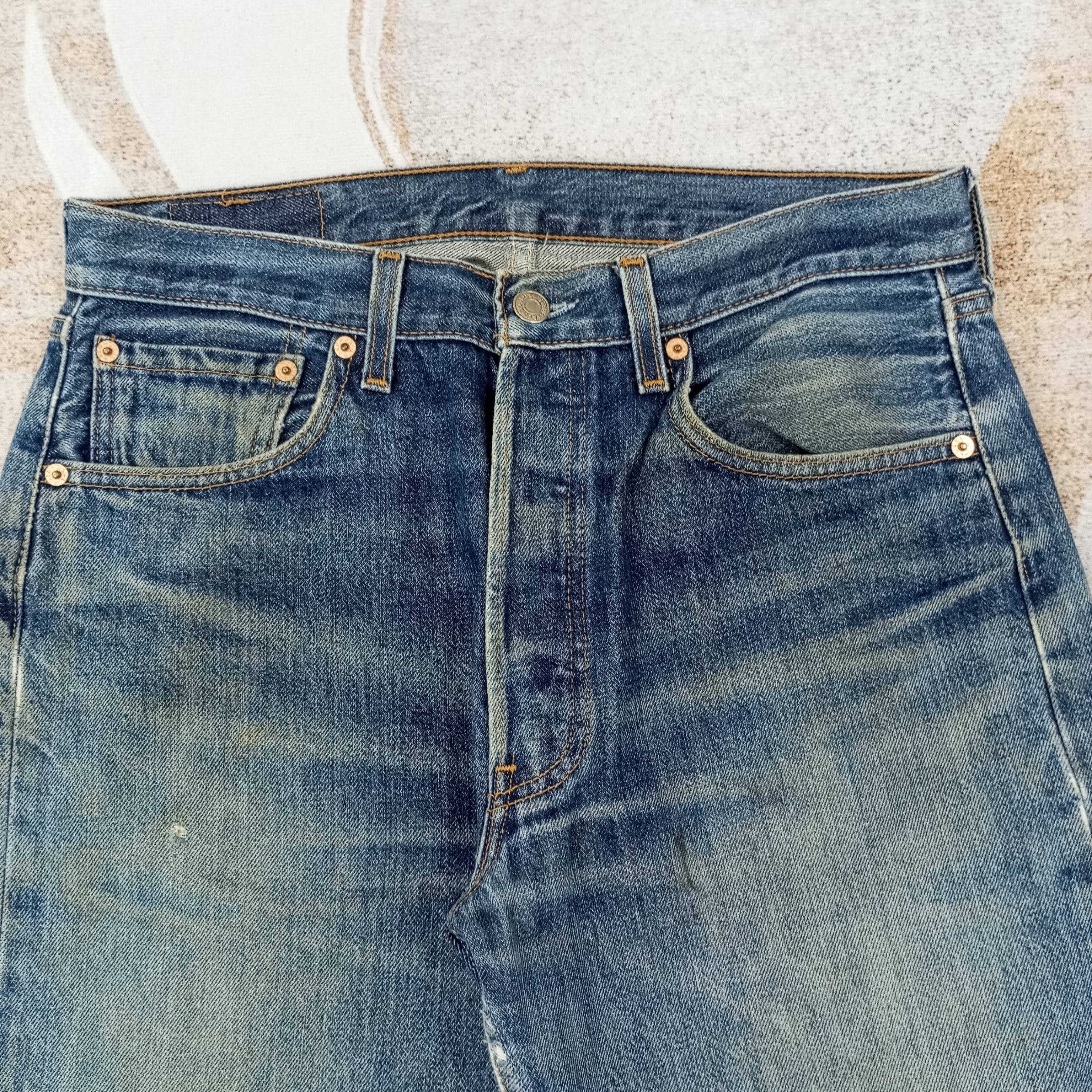 Levi's Levis 501 Streetwear Distressed Jeans c235n18 Size US 30 / EU 46 - 2 Thumbnail