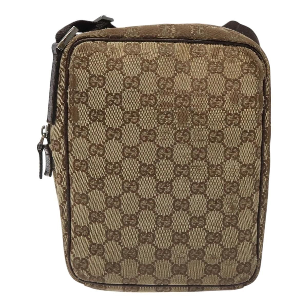 Gucci GUCCI GG Canvas Shoulder Bag Beige Size ONE SIZE - 3 Thumbnail
