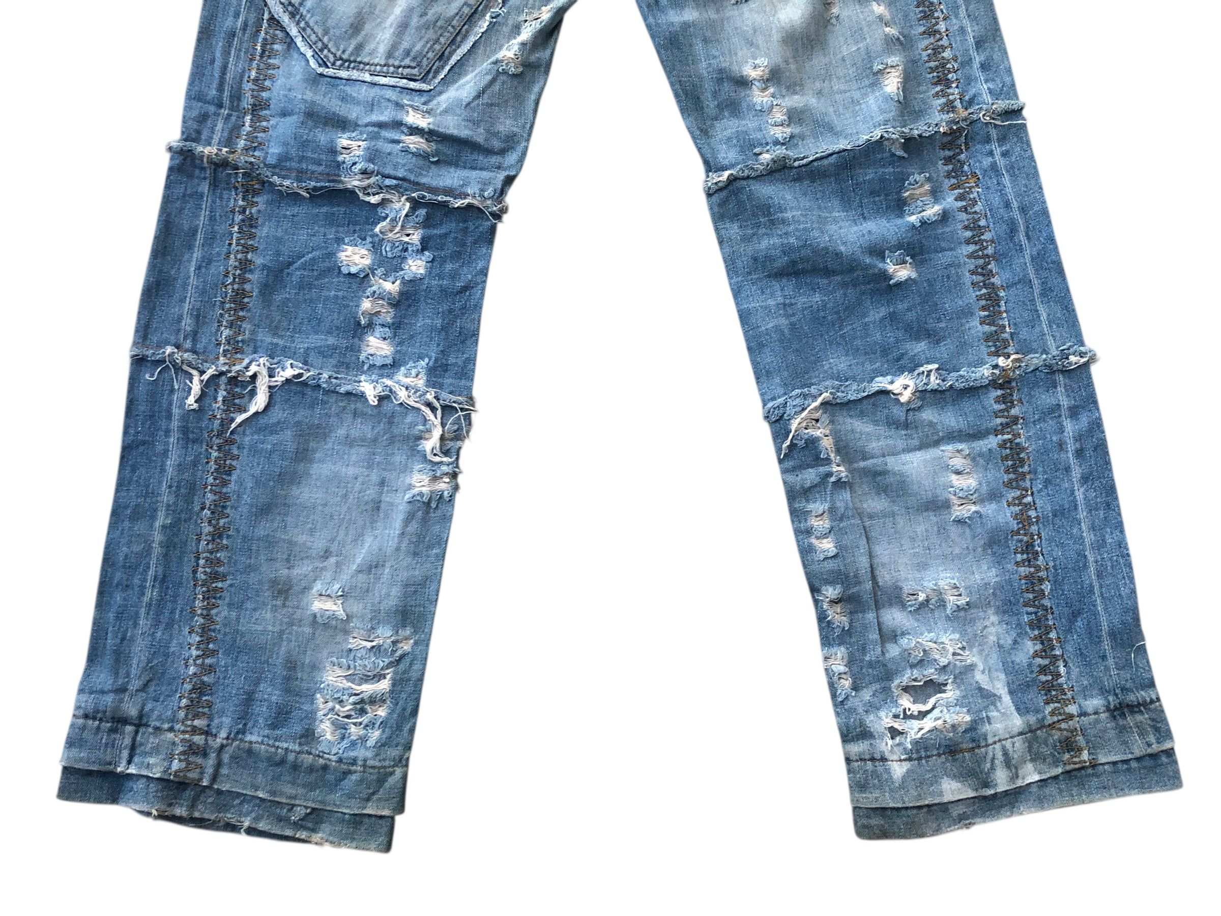 Dolce & Gabbana 💯DOLCE & GABBANA Vintage Distressed Style Worn Denim Jeans Size US 33 - 6 Thumbnail