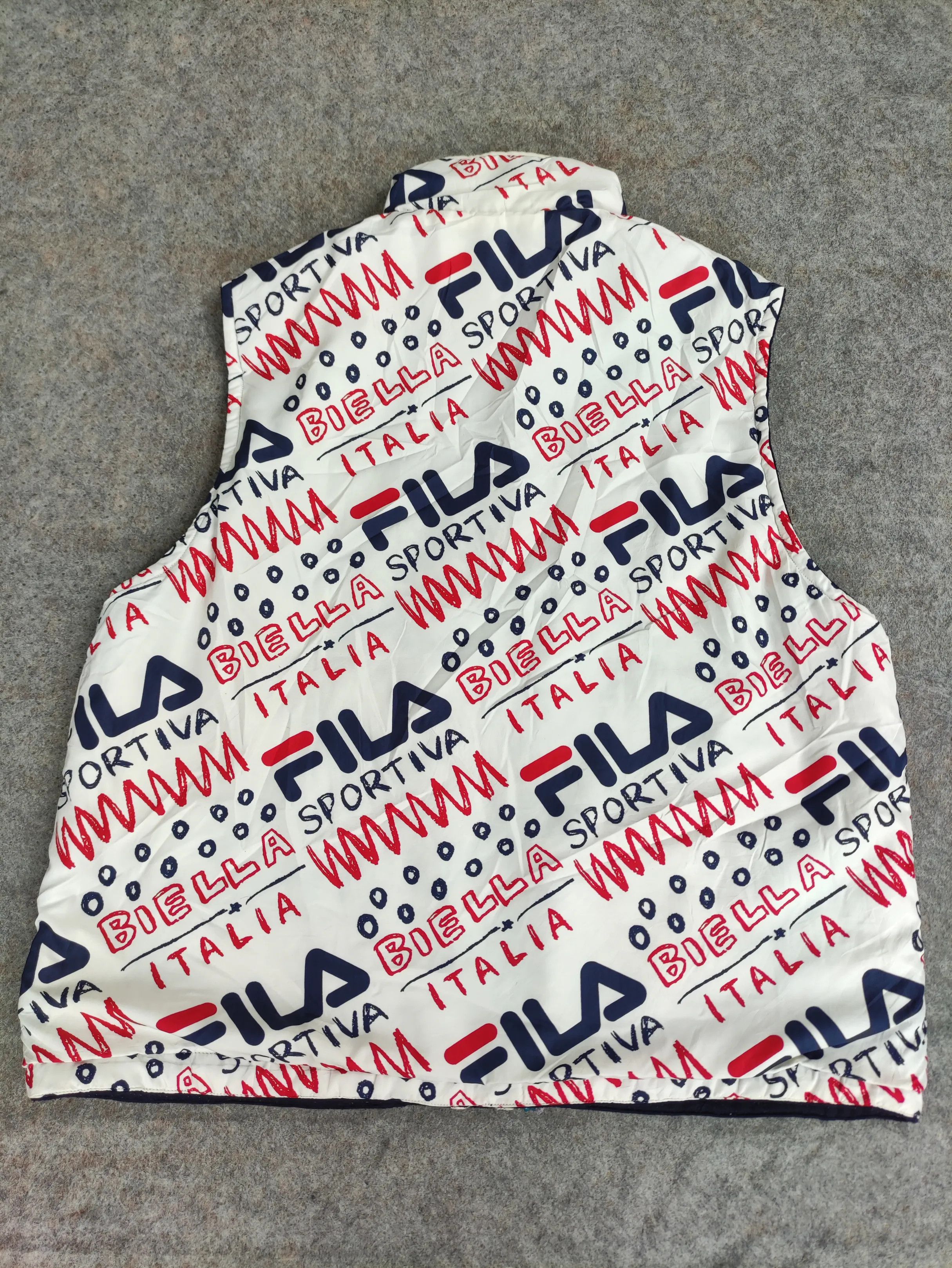 Fila FILA Sportiva Biella Italia Reversible Vest All Over Print Size US M / EU 48-50 / 2 - 15 Thumbnail