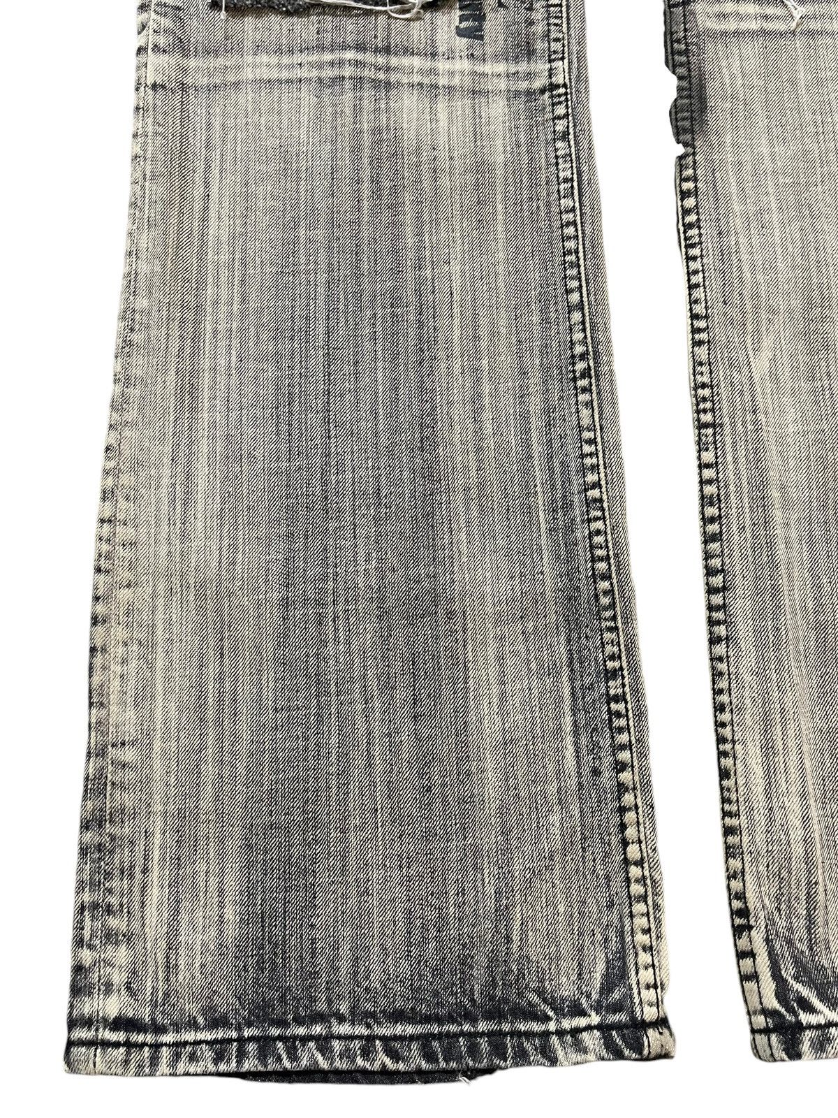 If Six Was Nine Vintage Japanese Brand Punk Skull Distressed Wide Leg Jeans Size US 34 / EU 50 - 7 Thumbnail