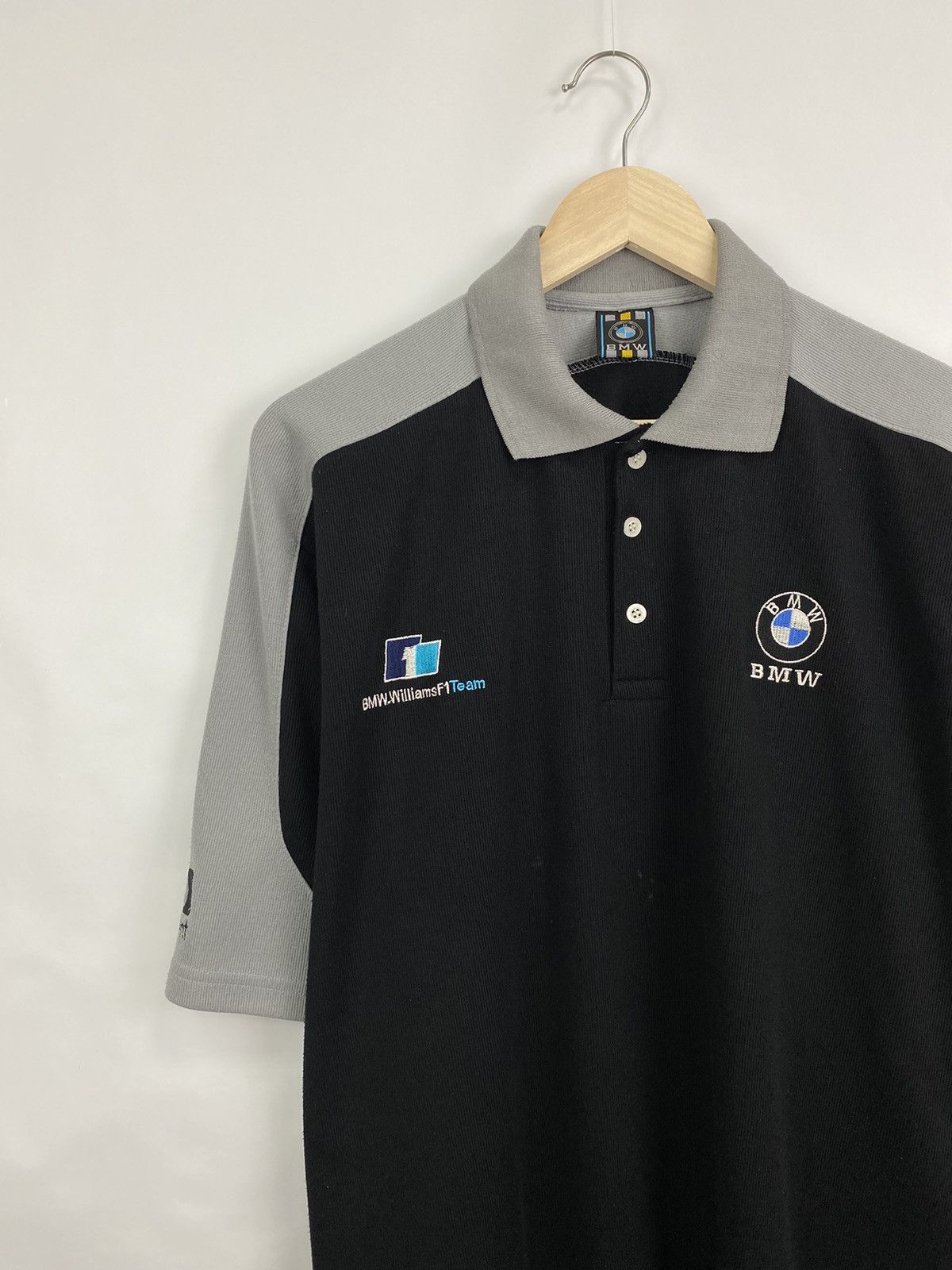 BMW Vintage 90s BMW Williams F1 Team Racing Graphic polo t-shirt Size US XL / EU 56 / 4 - 2 Thumbnail