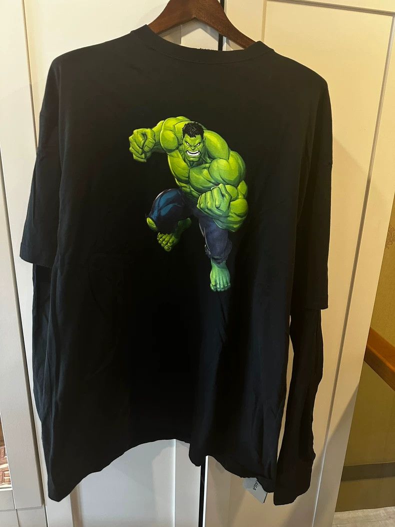 Balenciaga Balenciaga Marvel Hulk Distressed Layered Top - dmc Size US XS / EU 42 / 0 - 1 Thumbnail