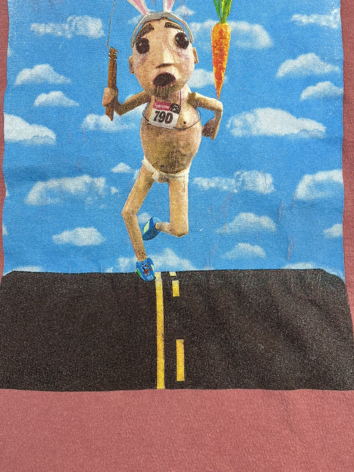 Supreme Supreme Runner Tee Dark Rose Bunny Graphic USA M Fits S-M Size US M / EU 48-50 / 2 - 6 Thumbnail