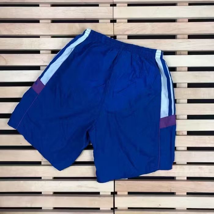 Adidas × Vintage Mens Shorts Adidas Vintage 80s Nylon Blue Size M Size US 33 - 6 Thumbnail