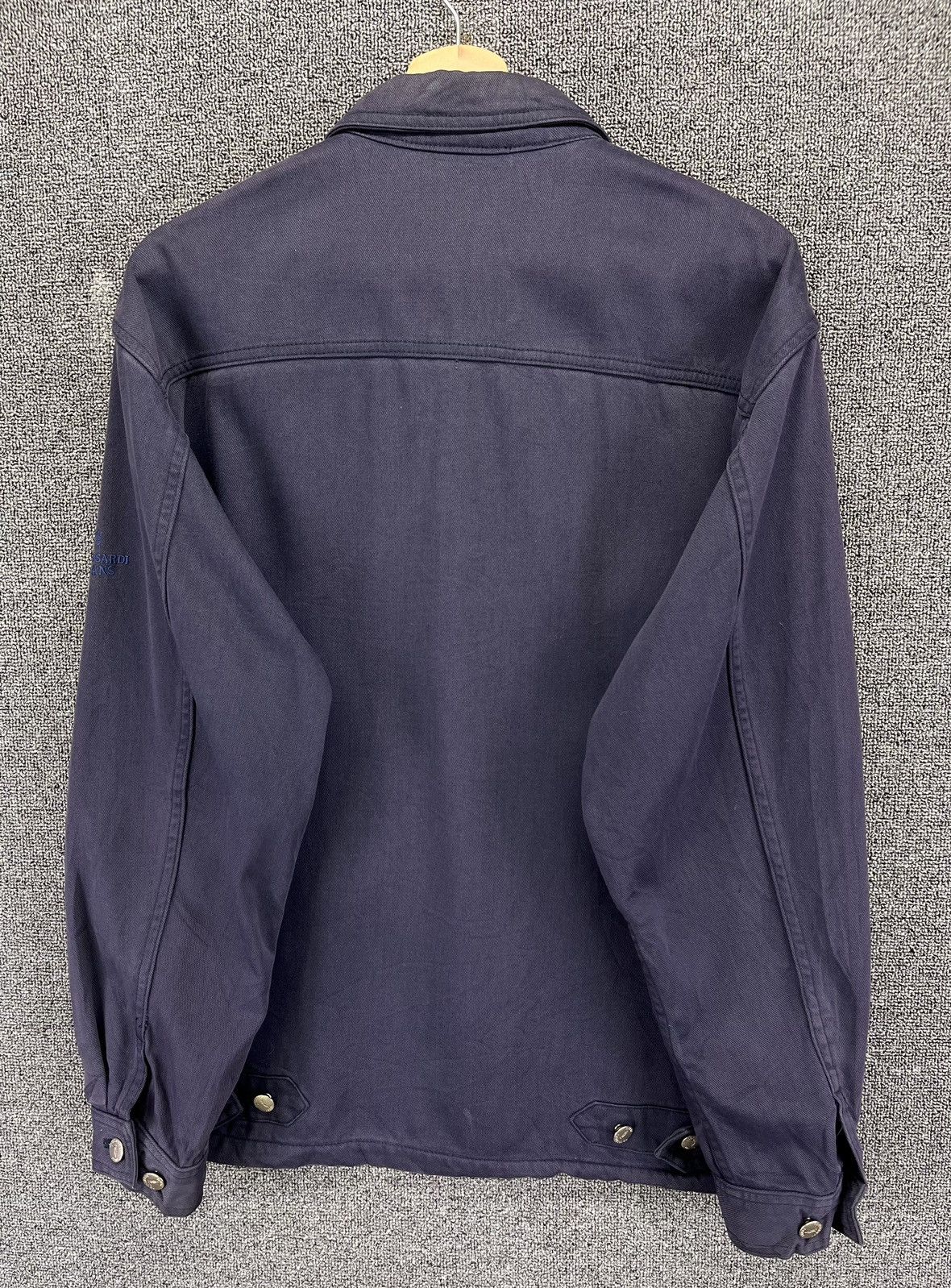 Trussardi Vintage Trussardi Jeans Luxury Rare Zip Up Jacket Size US L / EU 52-54 / 3 - 9 Thumbnail