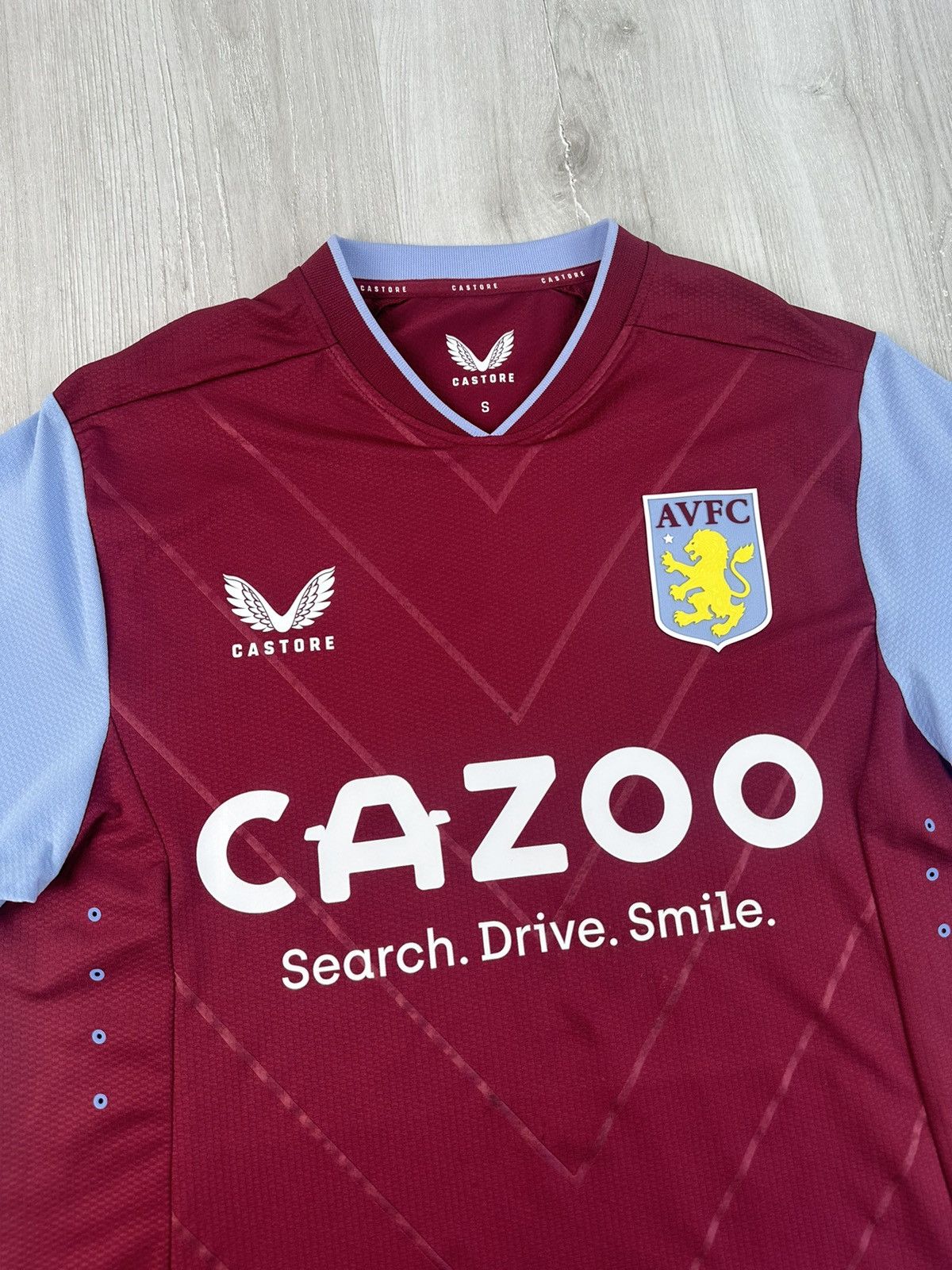 Castore × Vintage Signed Aston Villa FC 2022/23 J.RAMSEY Home Pro Top Jersey Size US S / EU 44-46 / 1 - 4 Thumbnail