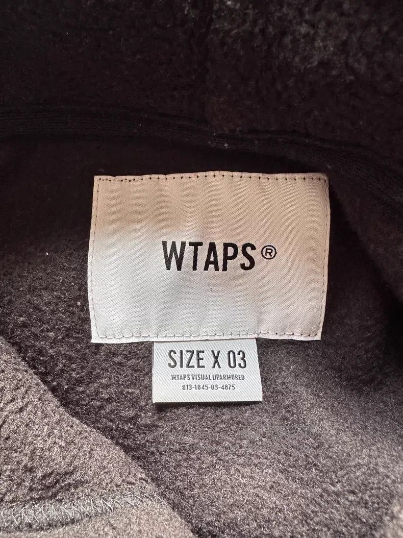 Wtaps Wtaps Sherpa Fleece Embroidered Hoodie Size US L / EU 52-54 / 3 - 3 Thumbnail