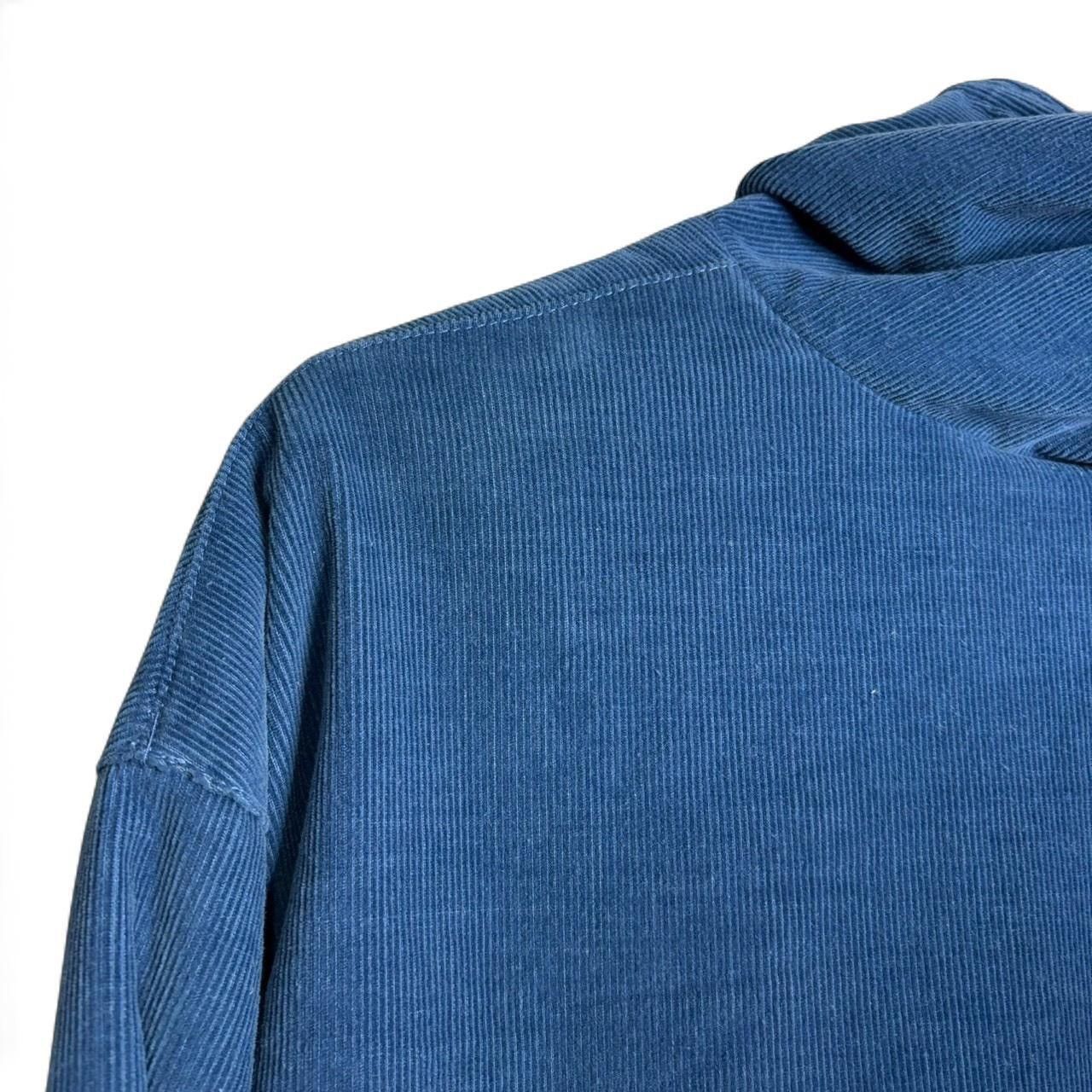 Vintage Vintage 90s Blue Corduroy Zip-Up Jacket Size US M / EU 48-50 / 2 - 6 Thumbnail