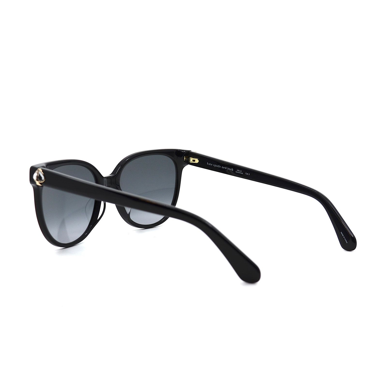 Kate Spade NEW KATE SPADE GERALYN/S 807 BLACK GREY AUTHENTIC SUNGLASSES Size ONE SIZE - 4 Thumbnail