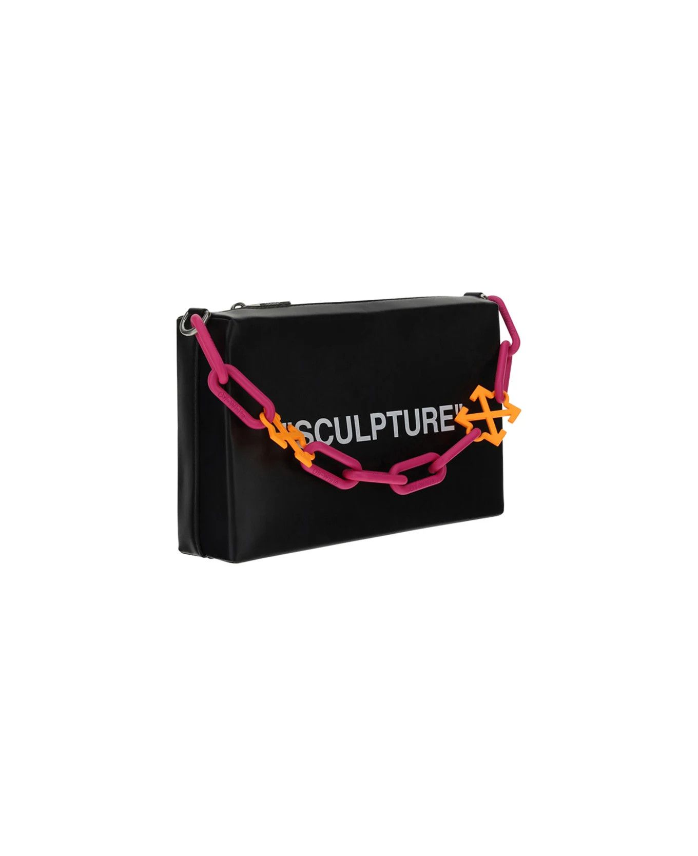 Off-White o1y1225 Size : OS / Leather Handbag in Black Size ONE SIZE - 2 Thumbnail
