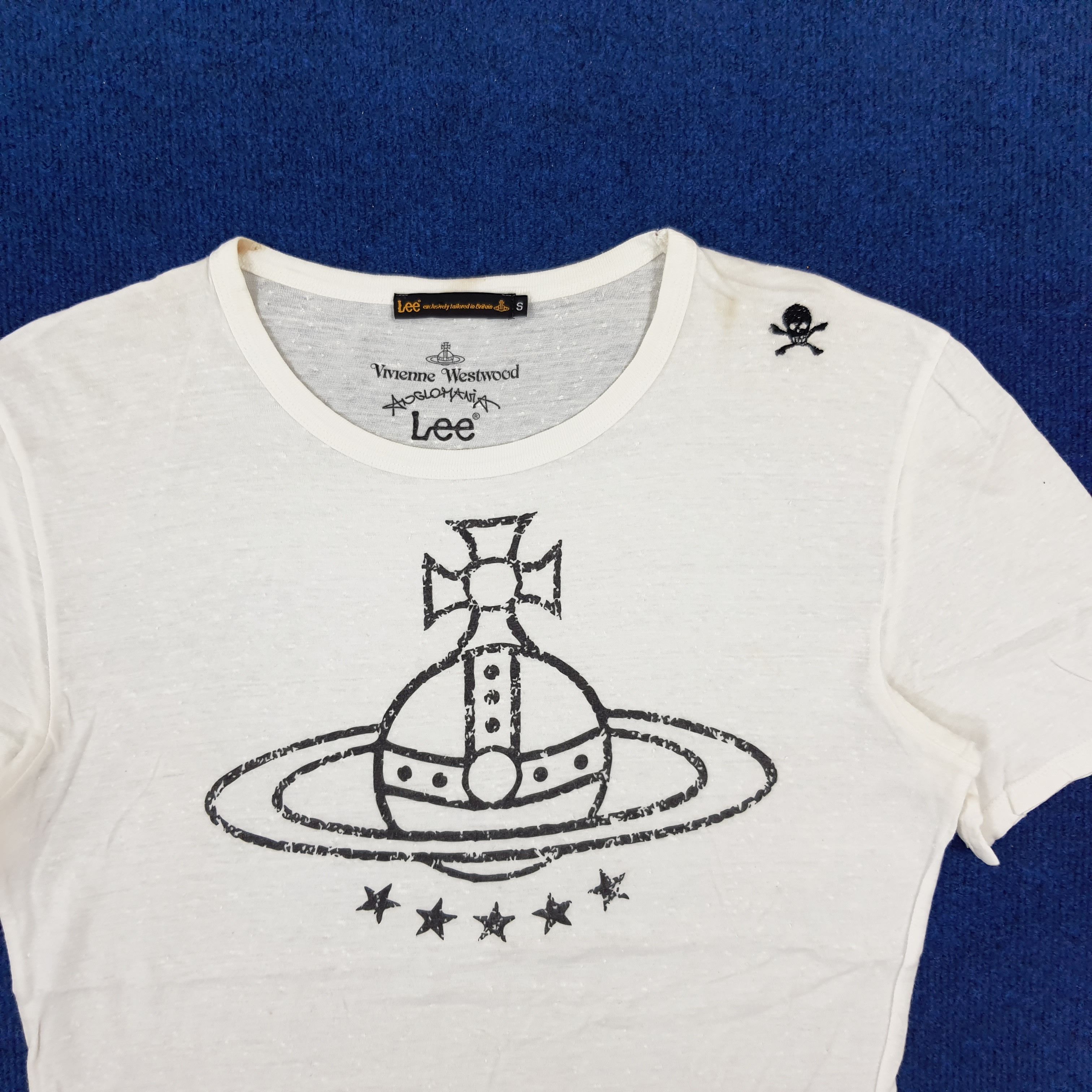 Lee × Vintage × Vivienne Westwood Vintage Vivienne Westwood Anglomania x Lee Designer Tshirt Size S / US 4 / IT 40 - 2 Thumbnail