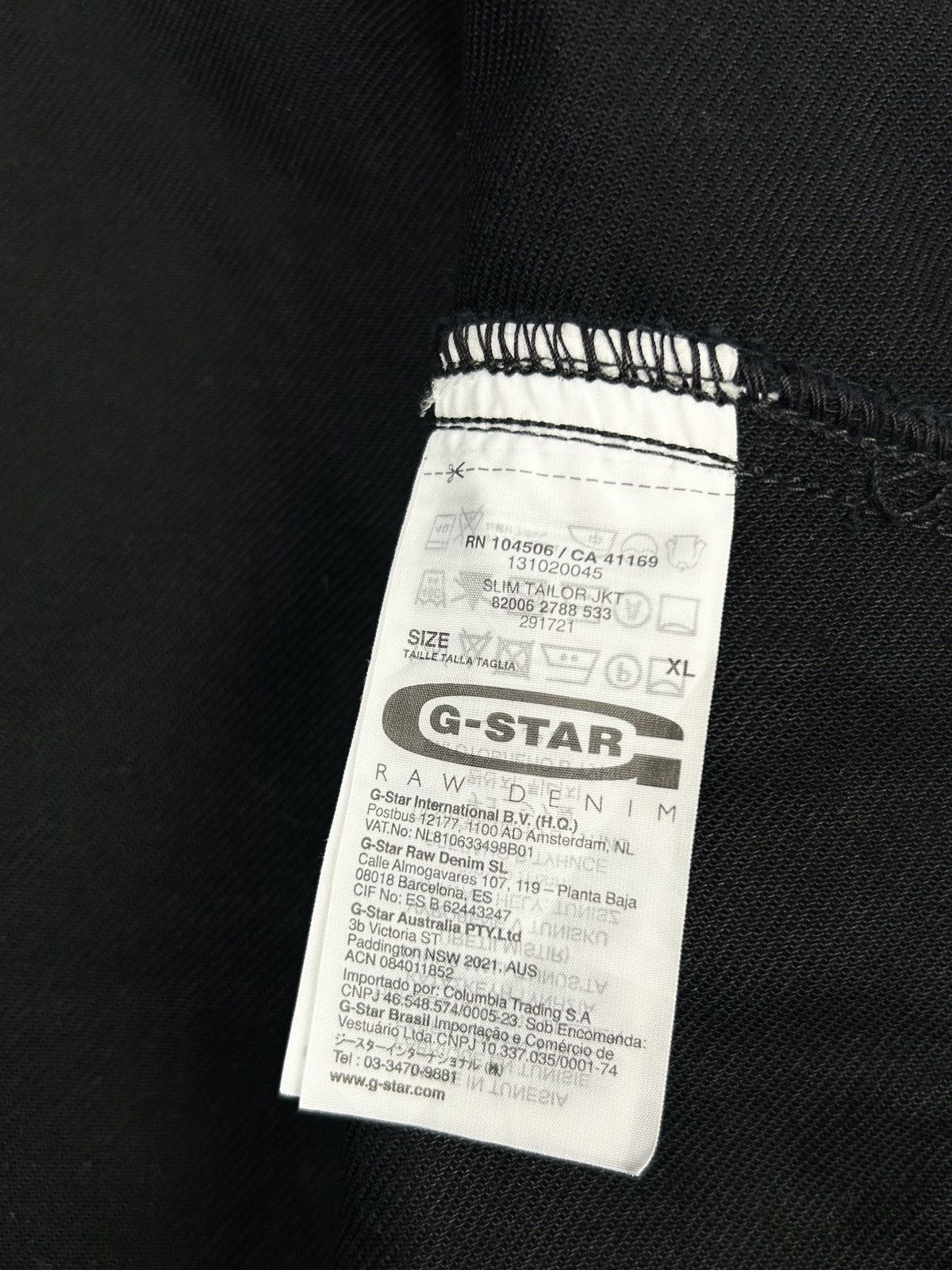 G-Star G-star raw Black Denim Jacket 3301 Slim Tailor Japaneses Y2K Size US XL / EU 56 / 4 - 15 Thumbnail