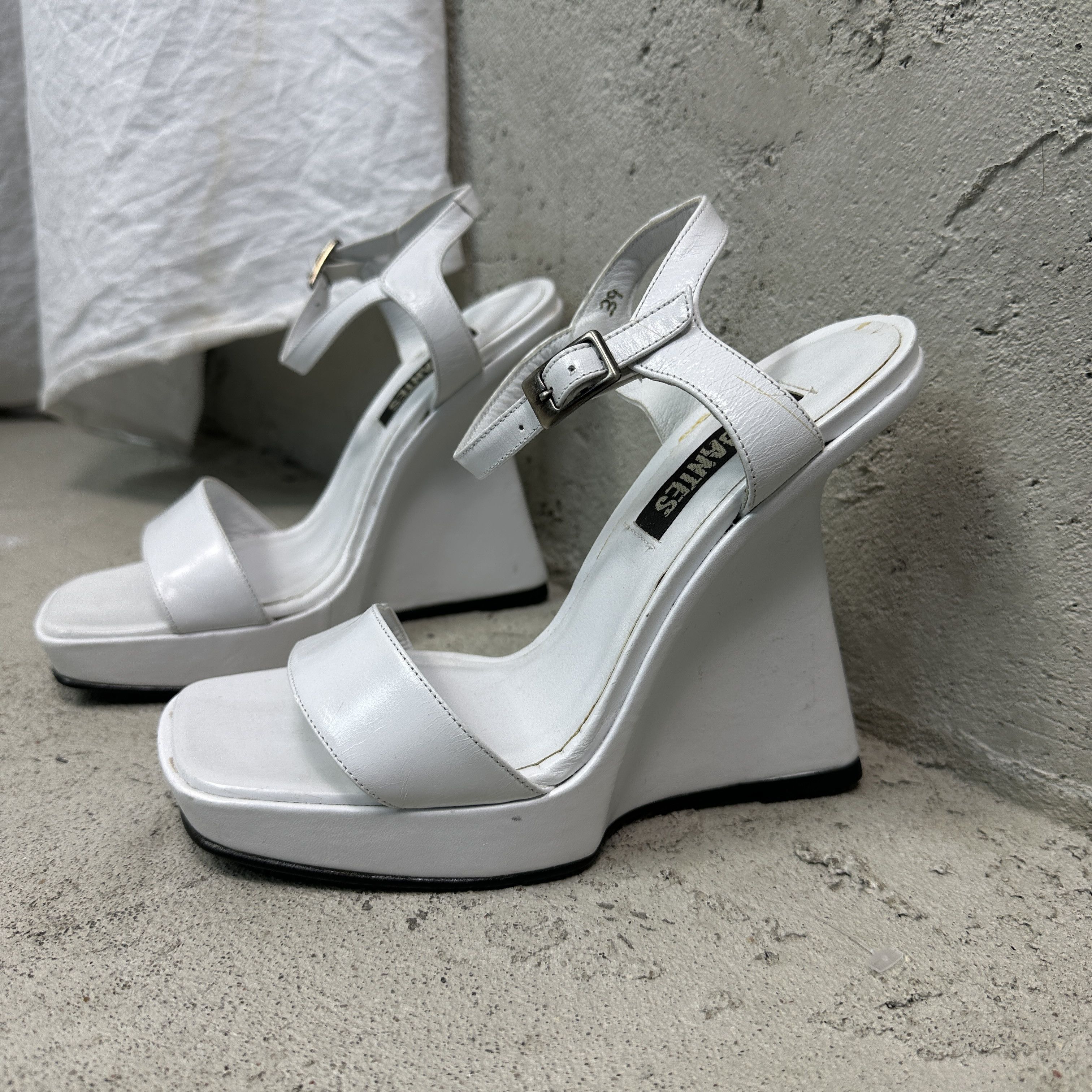Vintage Vintage Avant Garde El Dantes Platform Sandals Y2K Size US 9 / IT 39 - 3 Thumbnail