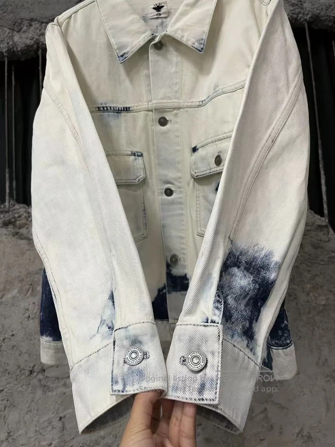 Dior Dior Tie-Dye Denim Jacket. Size US XS / EU 42 / 0 - 5 Thumbnail