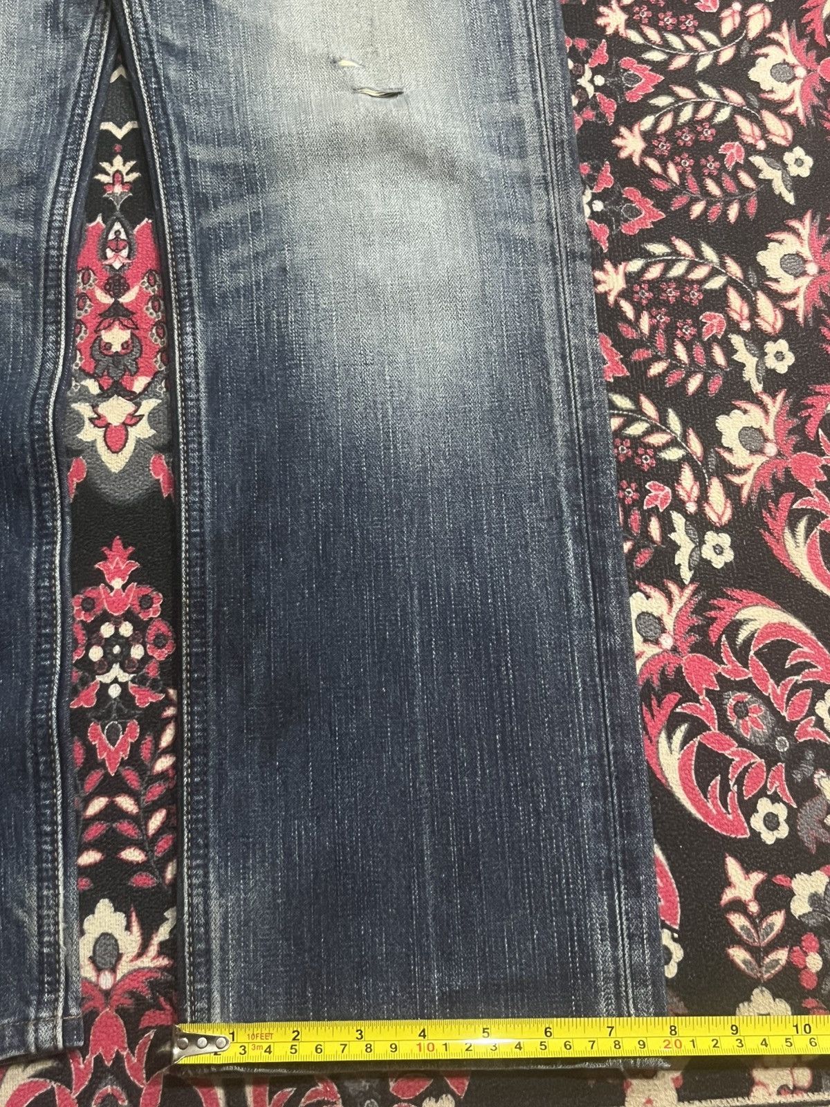 Wrangler Vintage Wrangler Blue Faded Washed Straight Leg Jeans Size US 30 / EU 46 - 14 Thumbnail