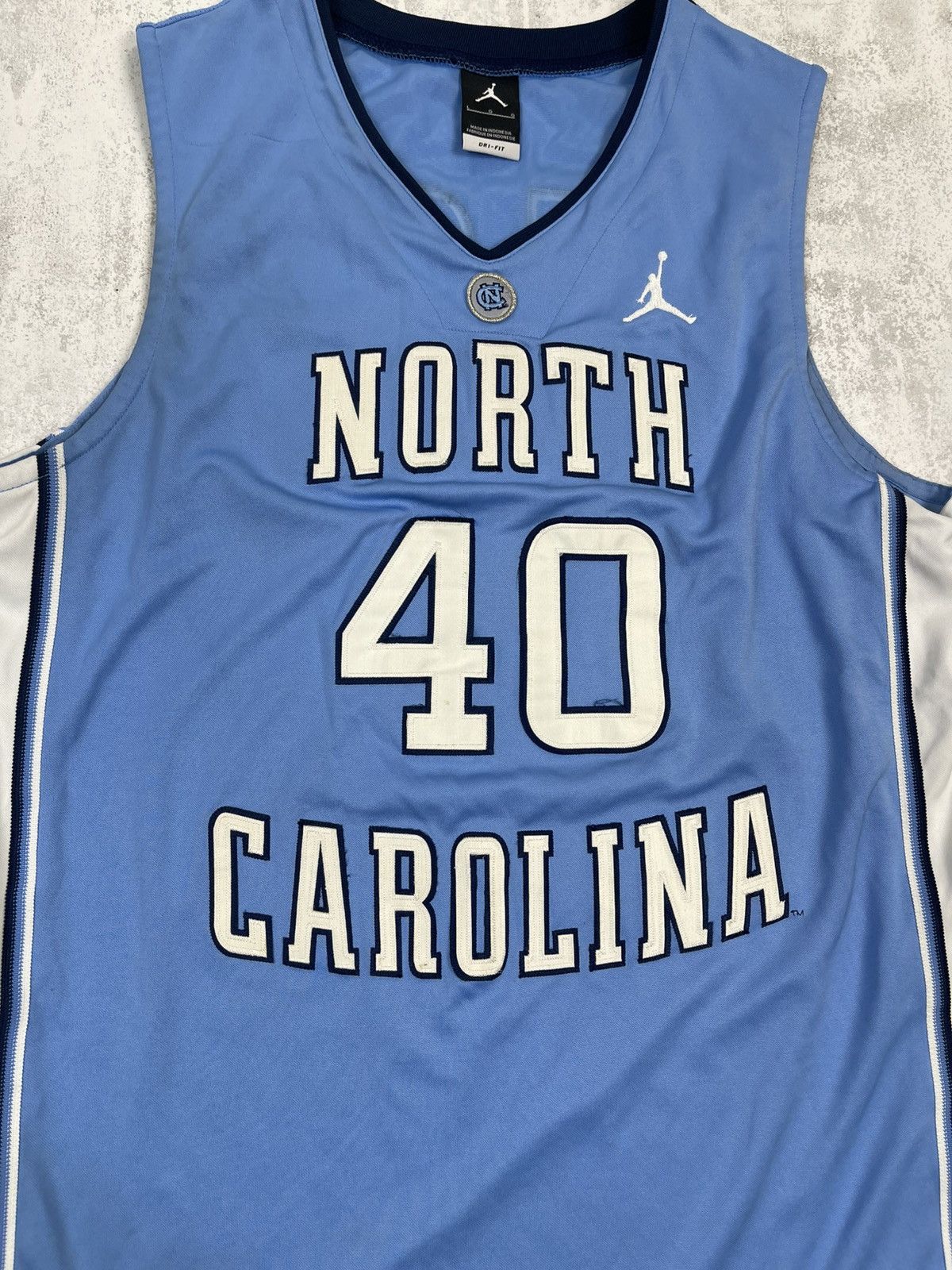 Jordan Brand 2010-12 Jordan UNC Tar Heels Barnes #40 Argyle Jersey Size US L / EU 52-54 / 3 - 2 Thumbnail