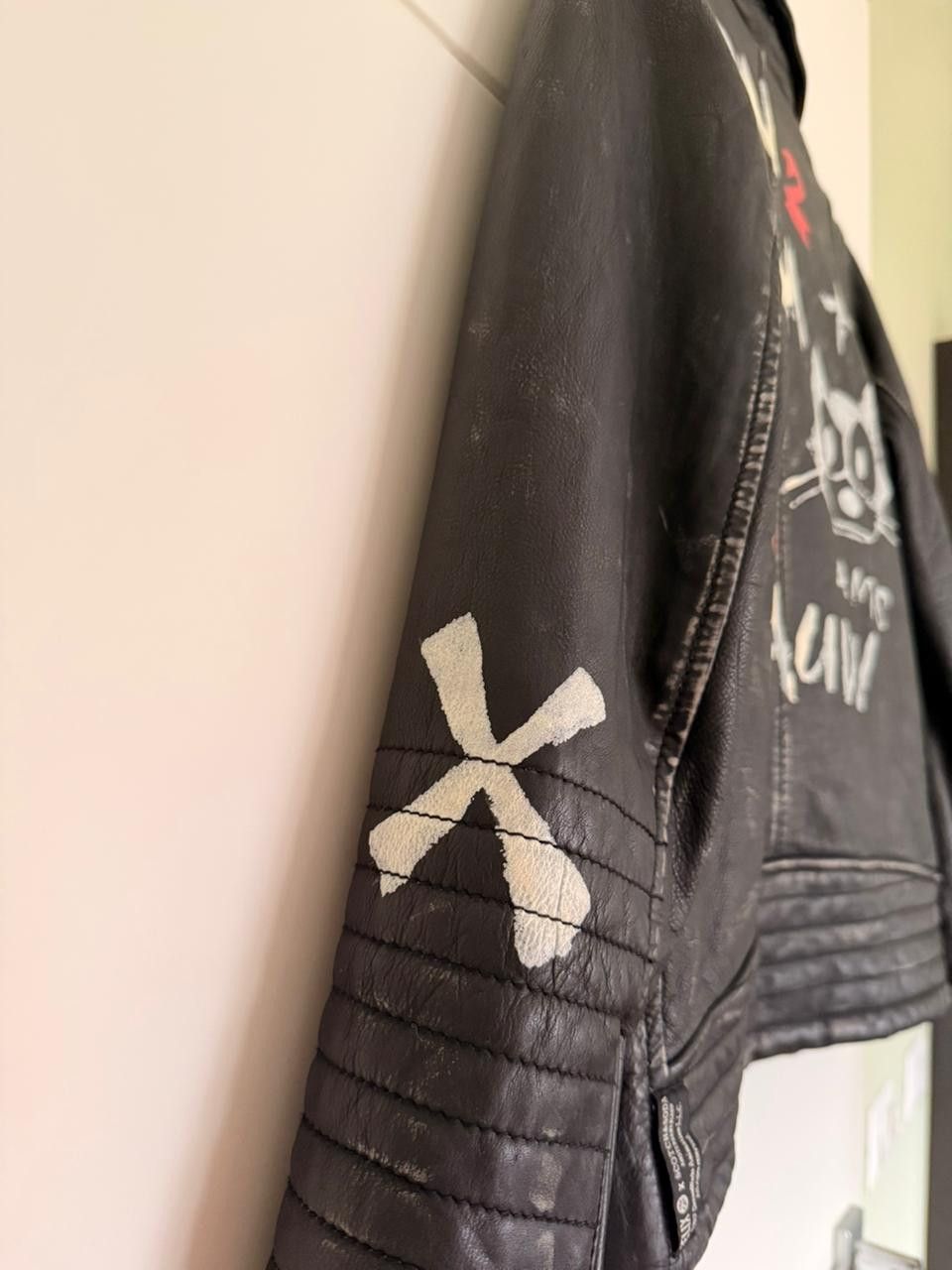 Scotch & Soda Archive Piece - Scotch & Soda x Felix the Cat Leather Jacket Size XS / US 0-2 / IT 36-38 - 11 Thumbnail