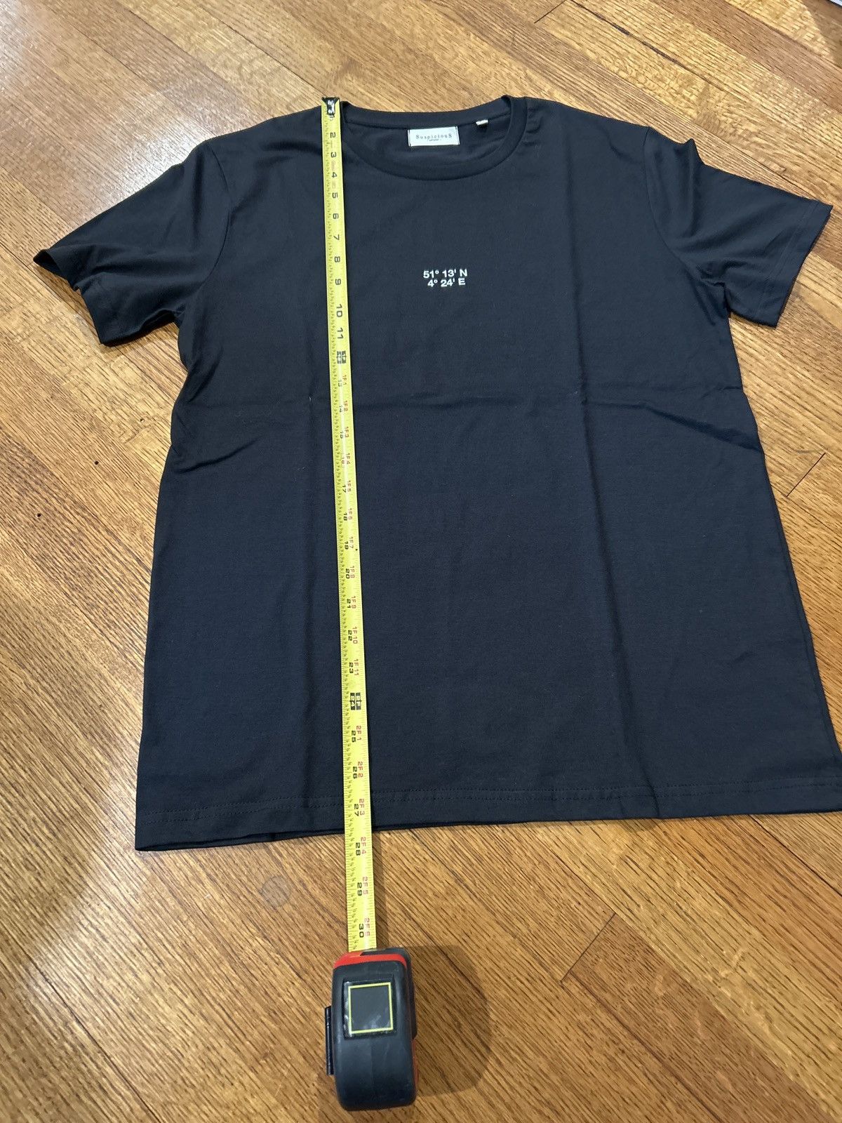 Suspicious Antwerp Suspicious Antwerp Longitude and Latitude Black T-Shirt New Size US L / EU 52-54 / 3 - 7 Thumbnail