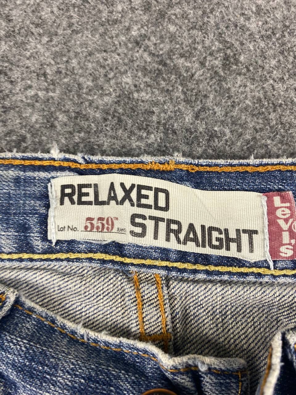 Levi's levis 569 relaxed straight distressed denim Size US 34 / EU 50 - 13 Thumbnail