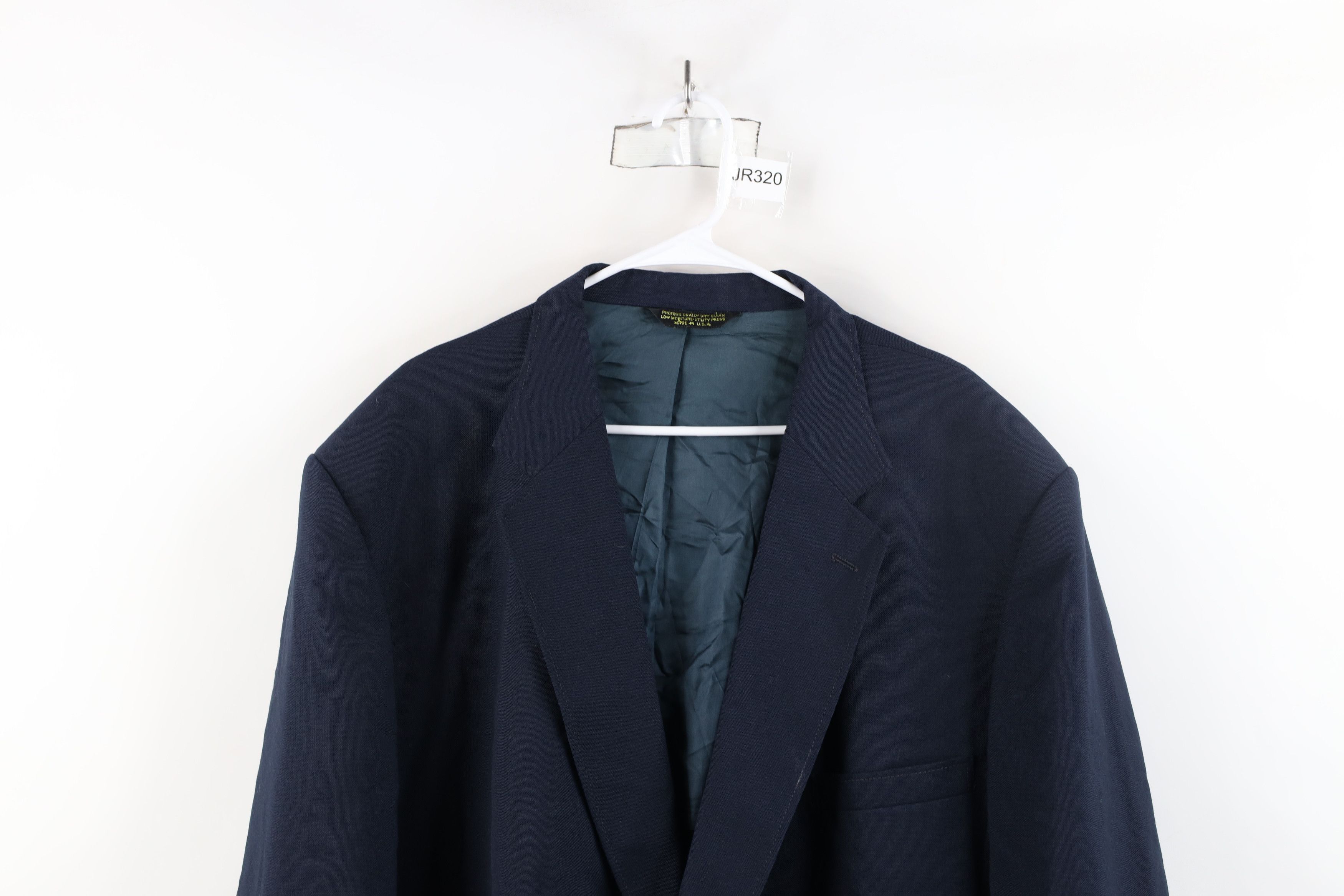 Vintage Vintage 90s Streetwear Suit Coat Blazer Jacket Navy Blue USA Size US XXL / EU 58 / 5 - 2 Thumbnail