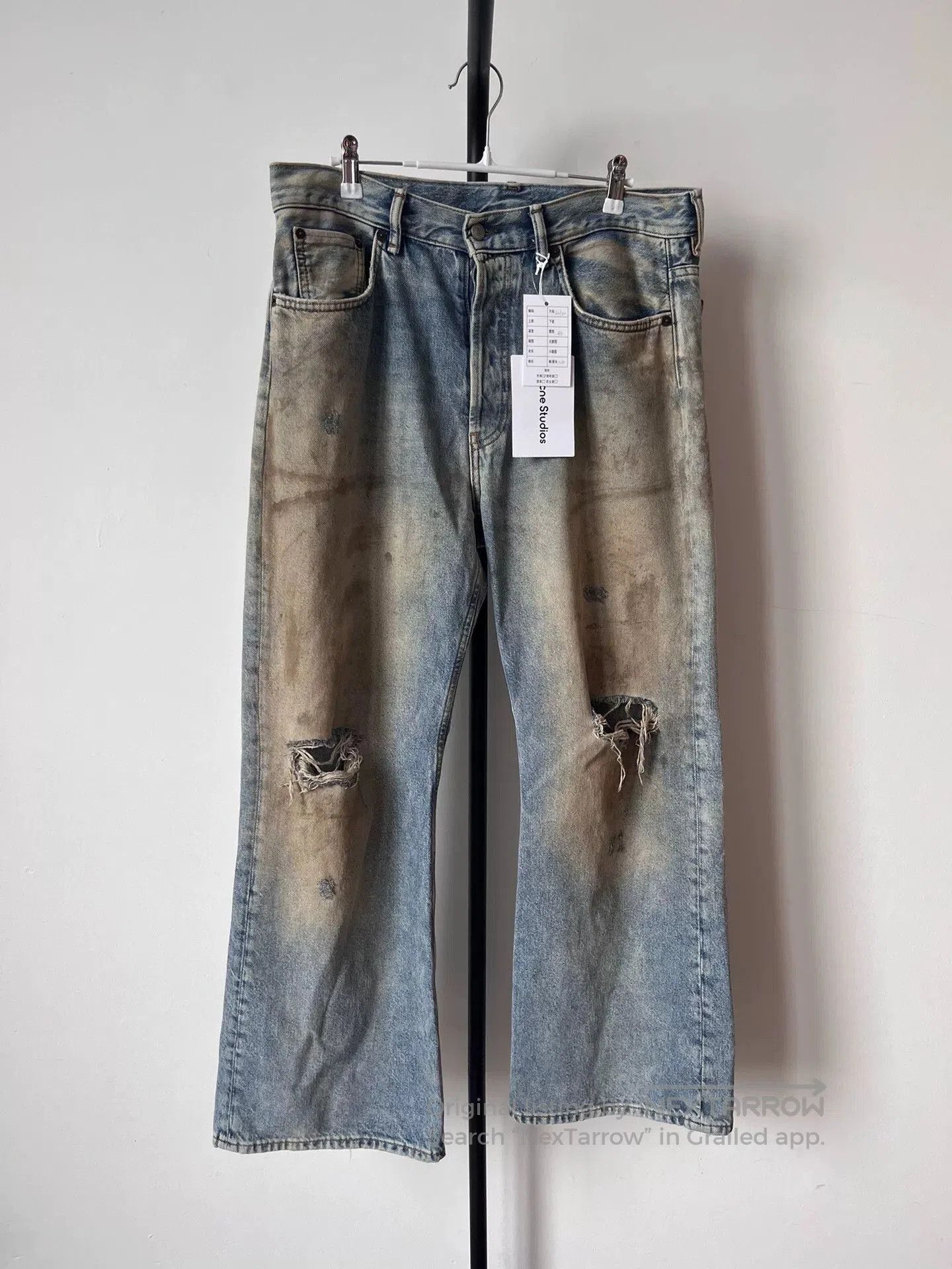 Acne Studios Acne Studios Blue Wide. Size US 32 / EU 48 - 1 Thumbnail