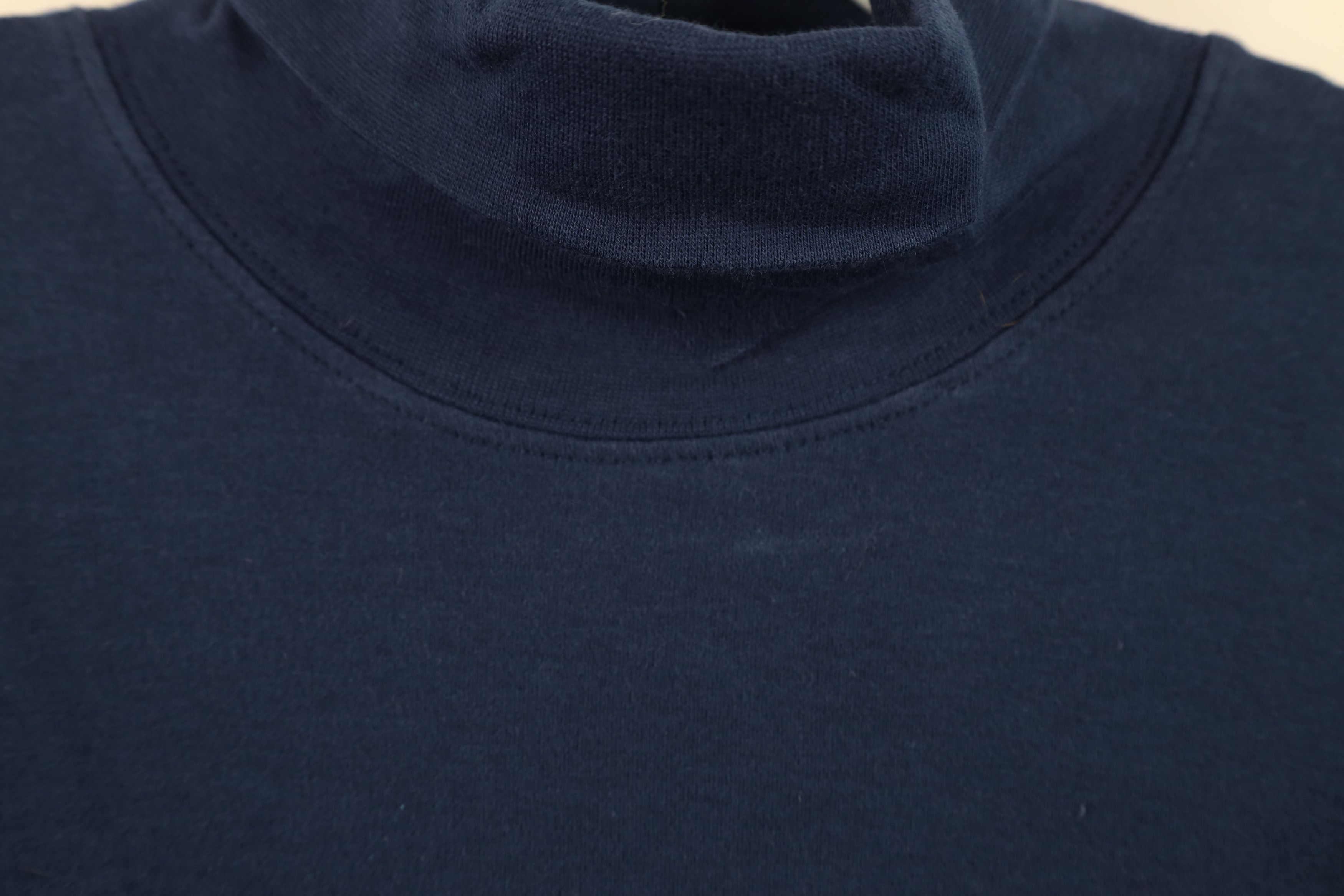 Vintage Vintage 90s Streetwear Blank Turtleneck Long Sleeve T-Shirt Size US M / EU 48-50 / 2 - 4 Thumbnail