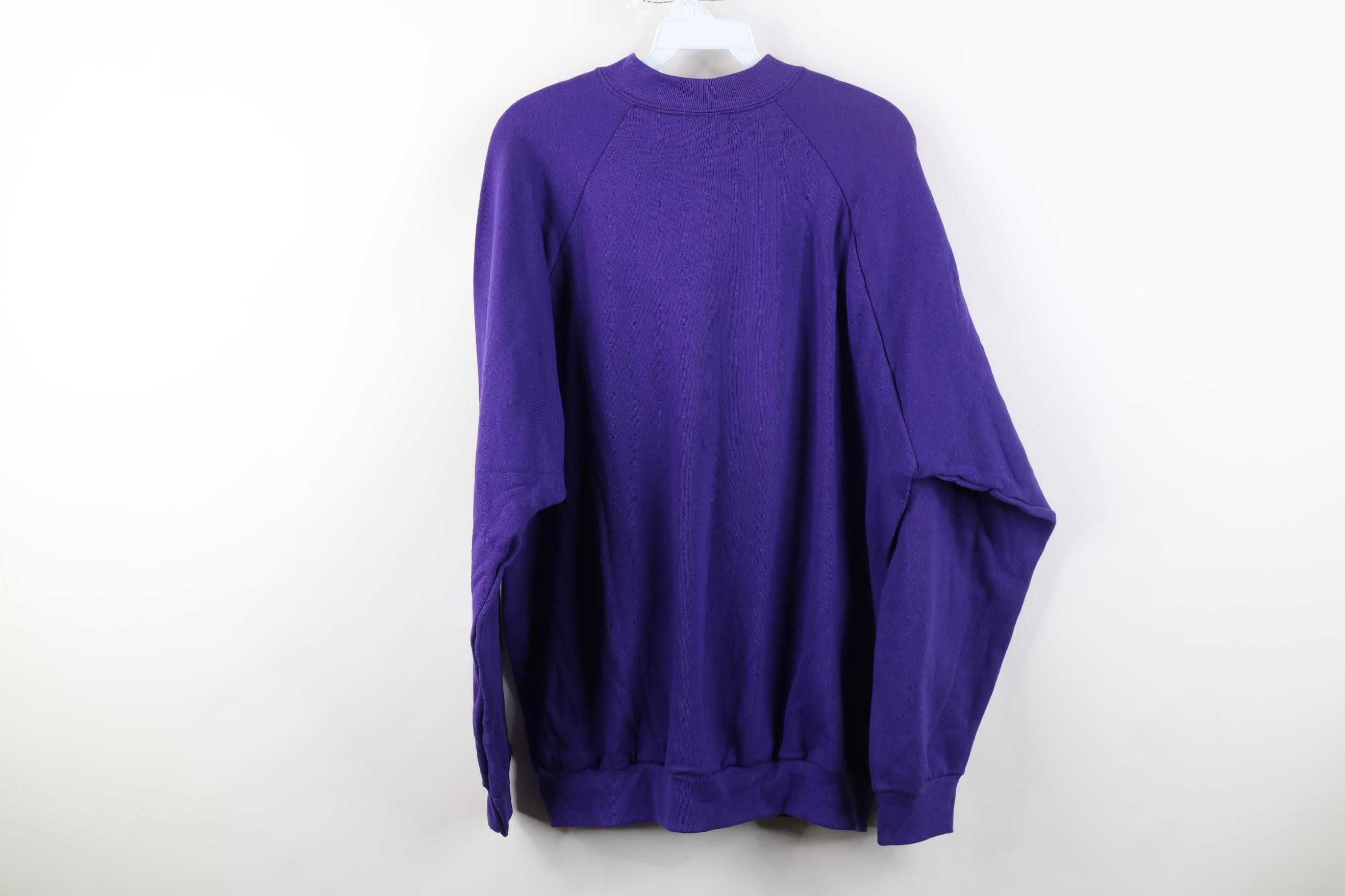 Vintage Deadstock Vintage 90s Streetwear Raglan Sweatshirt USA Size XL / US 12-14 / IT 48-50 - 10 Thumbnail