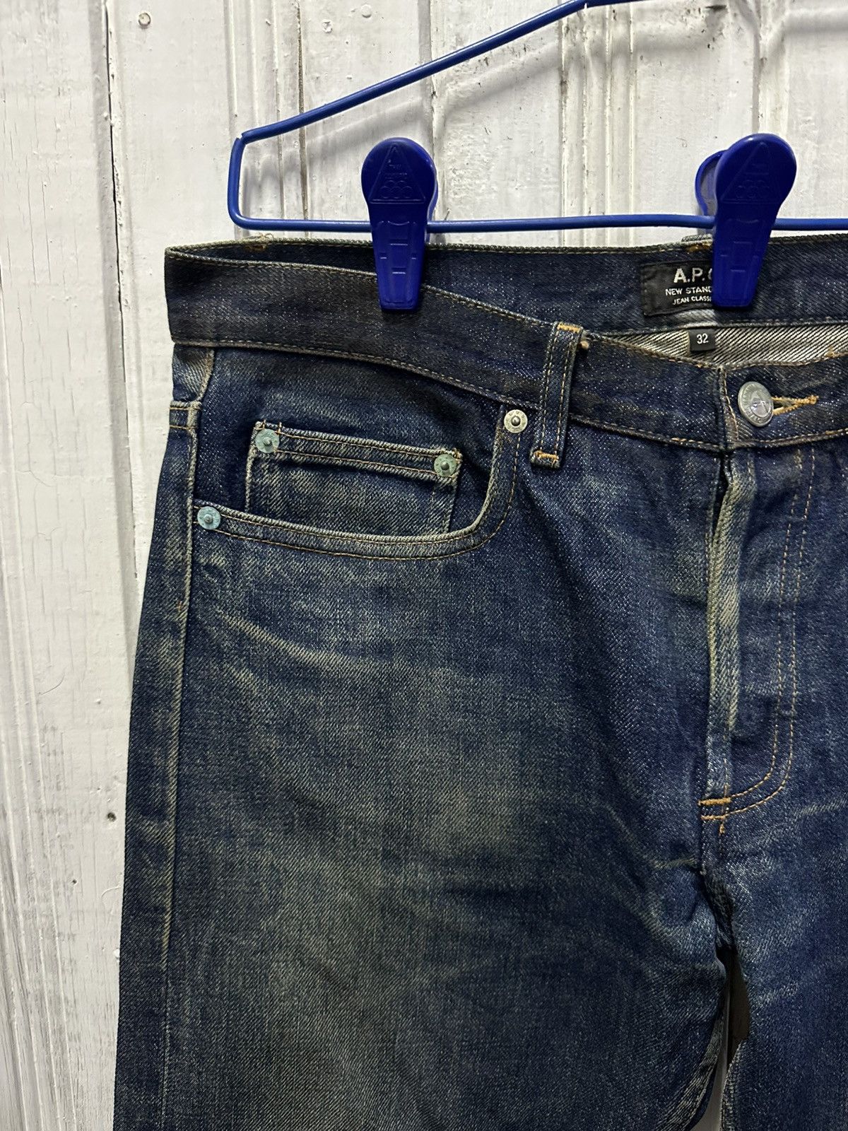 A.P.C. A.P.C. Raw Selvedge Denim Jeans Pants W32 Size US 32 / EU 48 - 4 Thumbnail