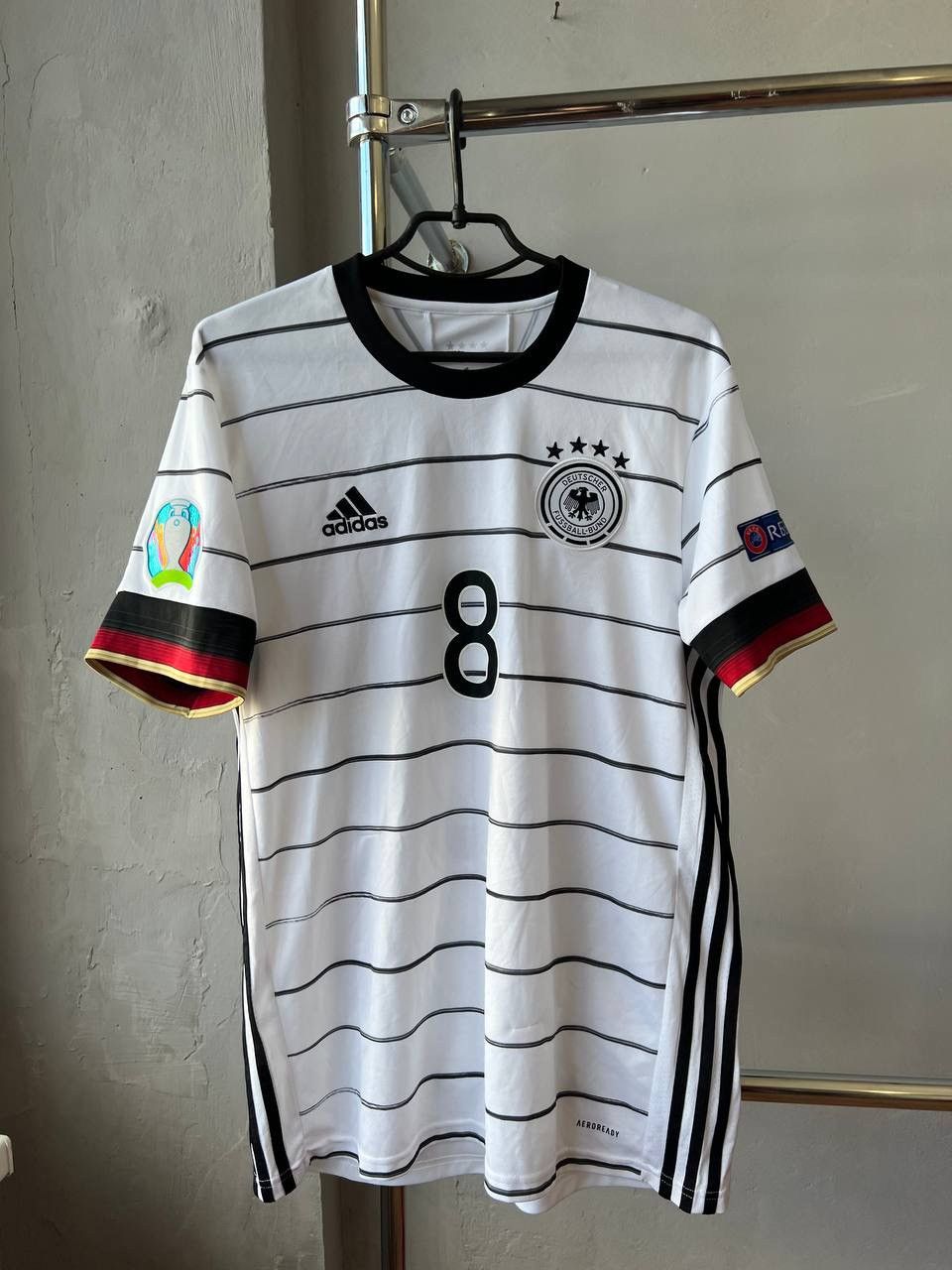 Adidas 2019/21 GERMANY TEAM #8 KROOS HOME SOCCER FOOTBALL JERSEY L Size US L / EU 52-54 / 3 - 2 Thumbnail