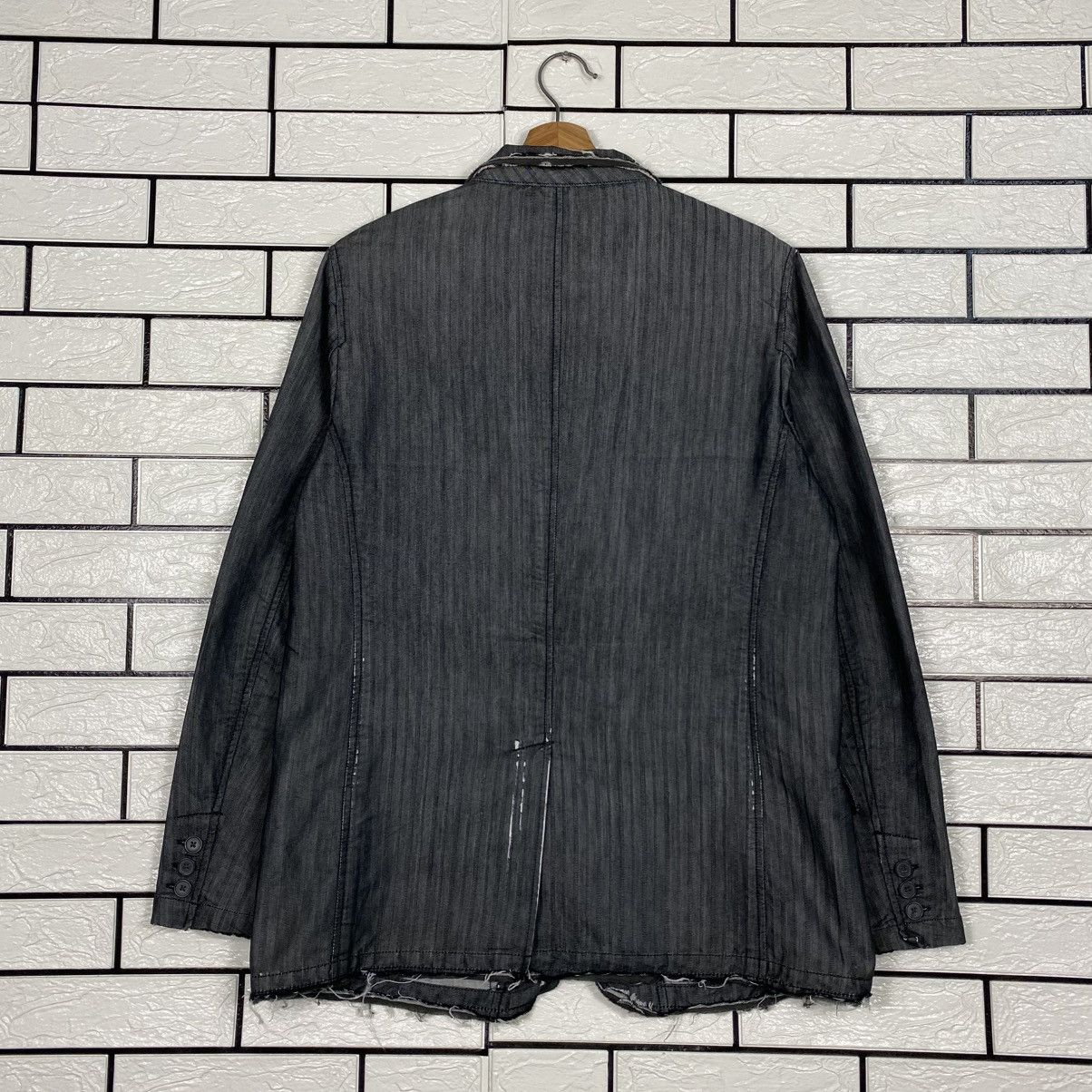 Japanese Brand 📌Vintage Hickory Chore Striped Jacket Otarie Issey Miyake Size US L / EU 52-54 / 3 - 9 Thumbnail