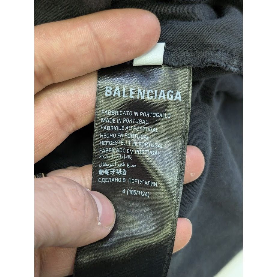 Balenciaga o1rshd1 Unity Sports Icon Layered Hoodie in Black Size US XL / EU 56 / 4 - 16 Thumbnail