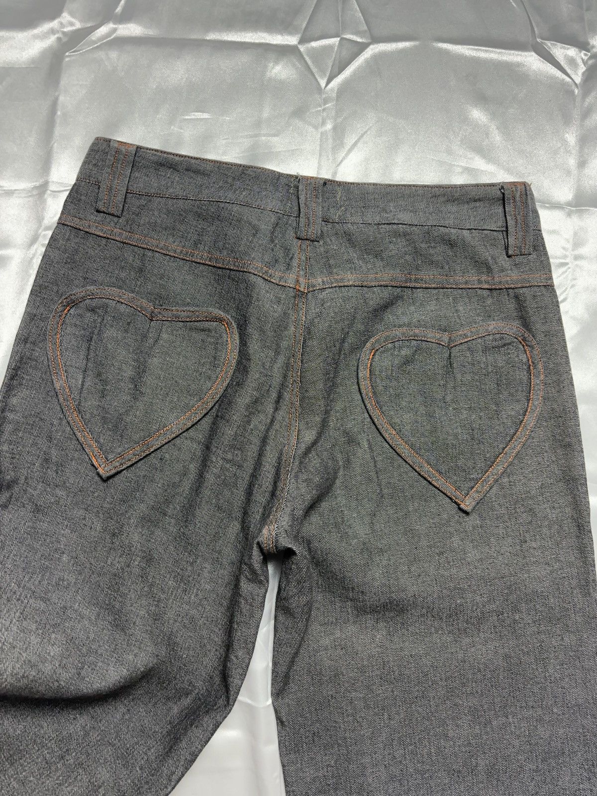 Vintage Vintage coquette style cute flared pants Size 26" / US 2 / IT 38 - 4 Thumbnail
