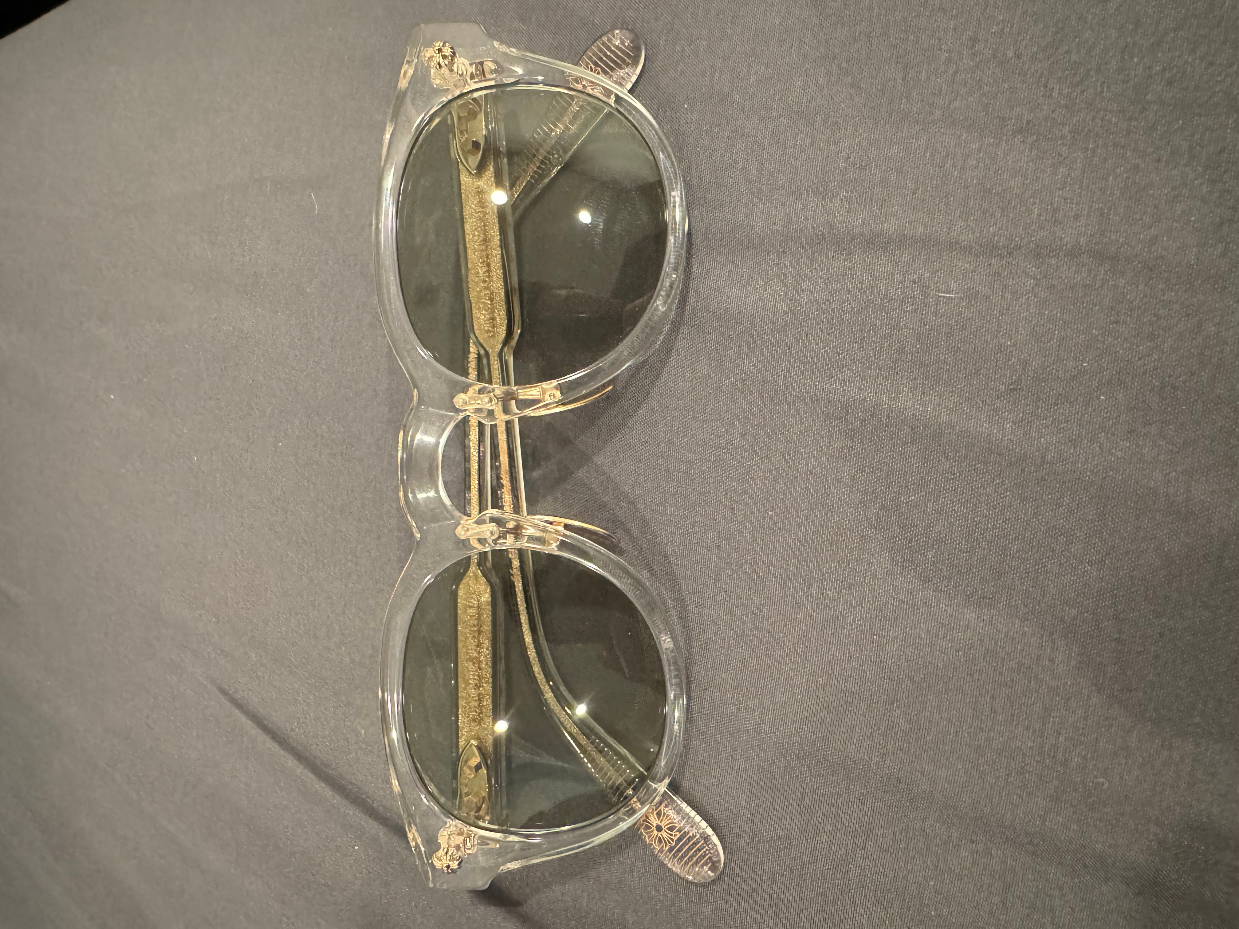 Pre-owned Chrome Hearts Sunglasses In Crystal