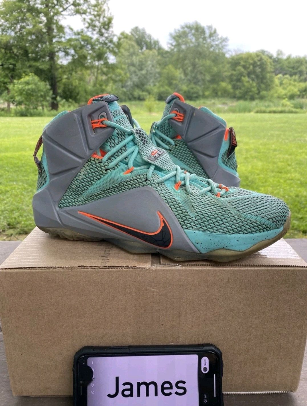 Nike Nike LeBron 12 NSRL 684593301 Size 9.5 Men Size US 9.5 / EU 42-43 - 1 Thumbnail