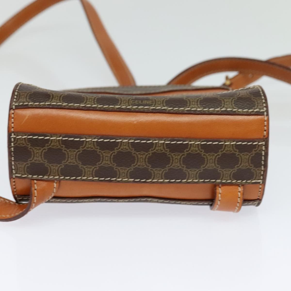 Celine CELINE Macadam Canvas Backpack Pvc Leather Brown Size ONE SIZE - 9 Thumbnail