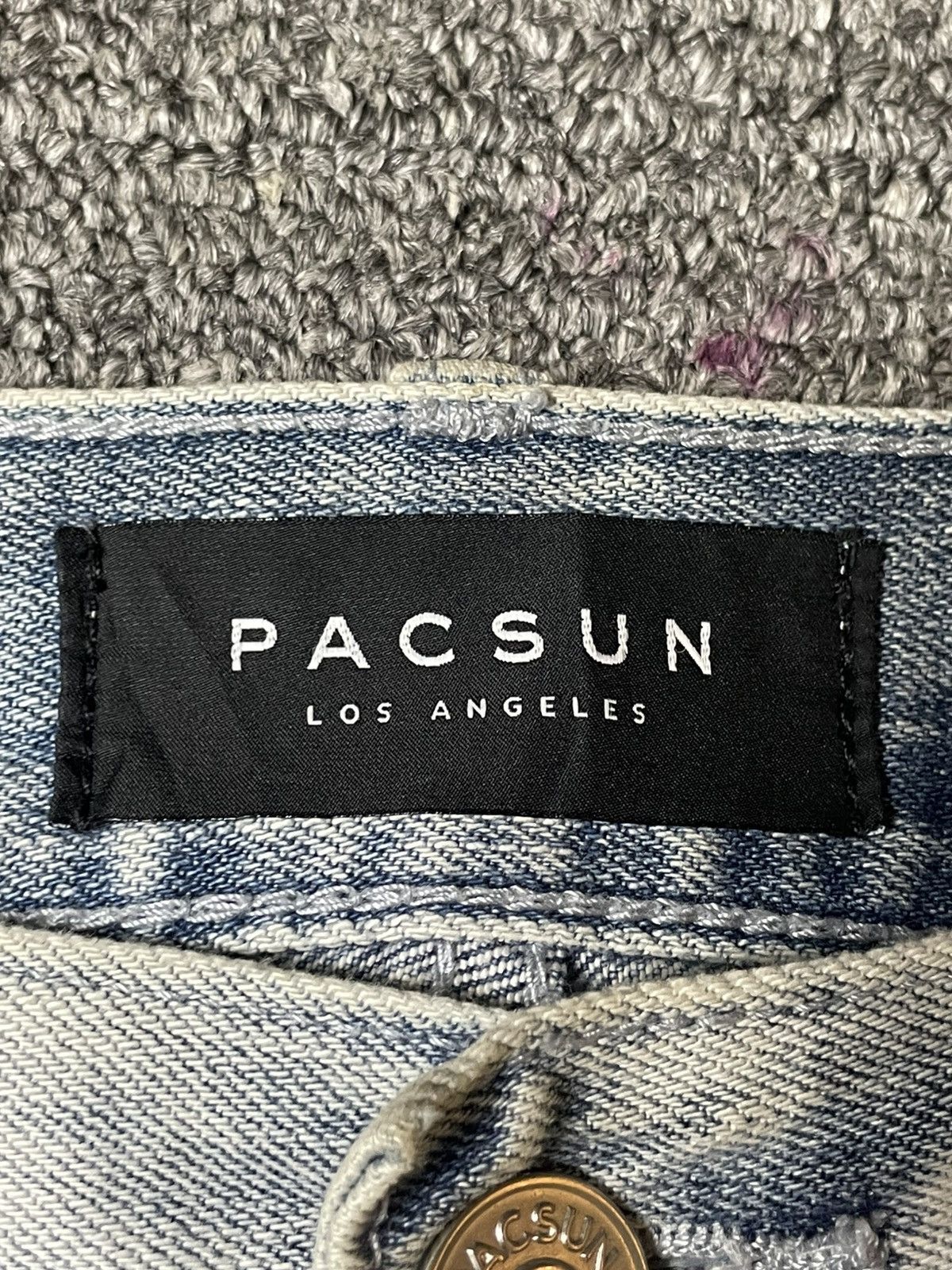 Pacsun × Vintage PACSUN 32x30 Acid Wash Ripped Jeans (92) Size US 35 - 9 Thumbnail