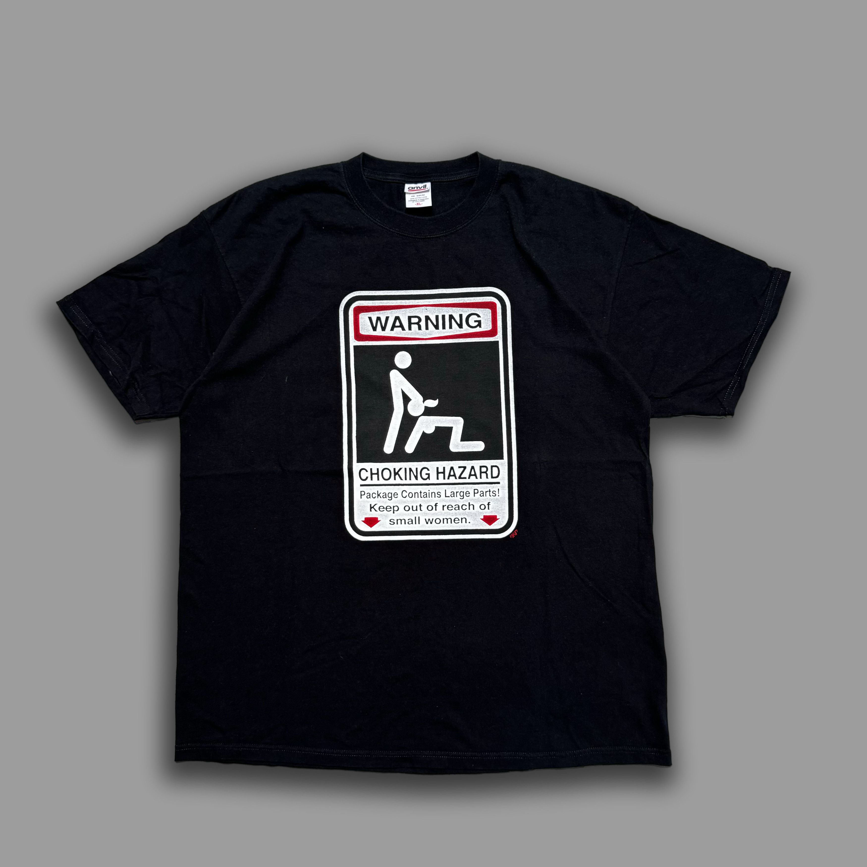 Anvil × Vintage VINTAGE HUMOR SEX T SHIRT PRINTED CRAZY ANVIL TEE Y2K Size US XL / EU 56 / 4 - 1 Thumbnail