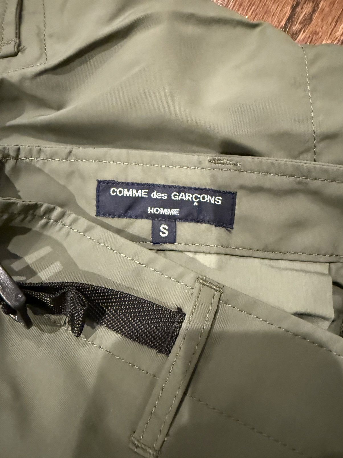 Comme des Garcons CDG Olive Nylon Cargo Pant Size US 30 / EU 46 - 5 Thumbnail