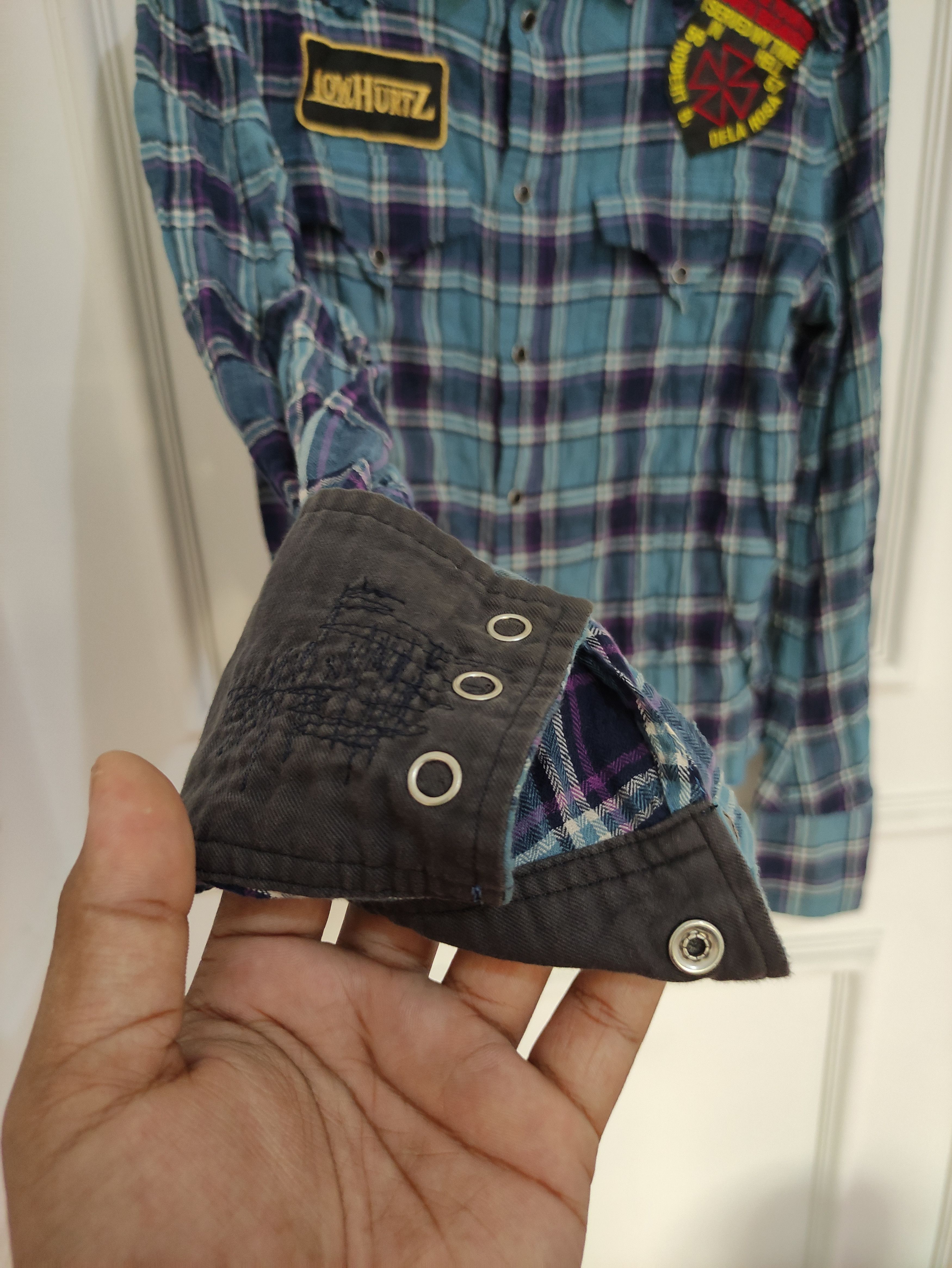 Le Grande Bleu (L.G.B.) × Vintage × Yasuyuki Ishii Japanese shirt Gothic Rock style low Hurtz Number(n) Bootleg Size US L / EU 52-54 / 3 - 4 Thumbnail