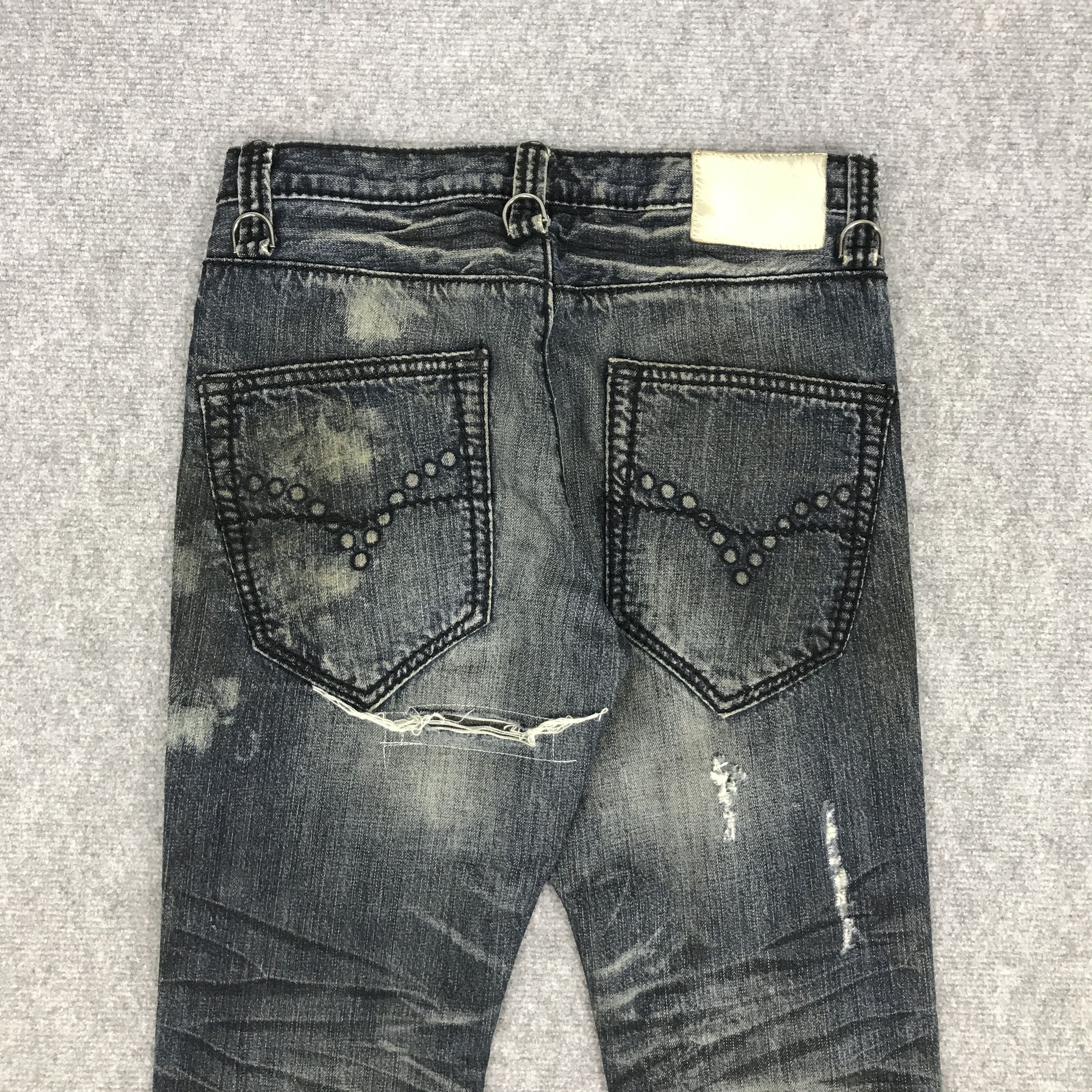 Japanese Brand FLARE JAPANESE BRAND DISTRESSED BOOTCUT JEANS Size US 30 / EU 46 - 5 Thumbnail