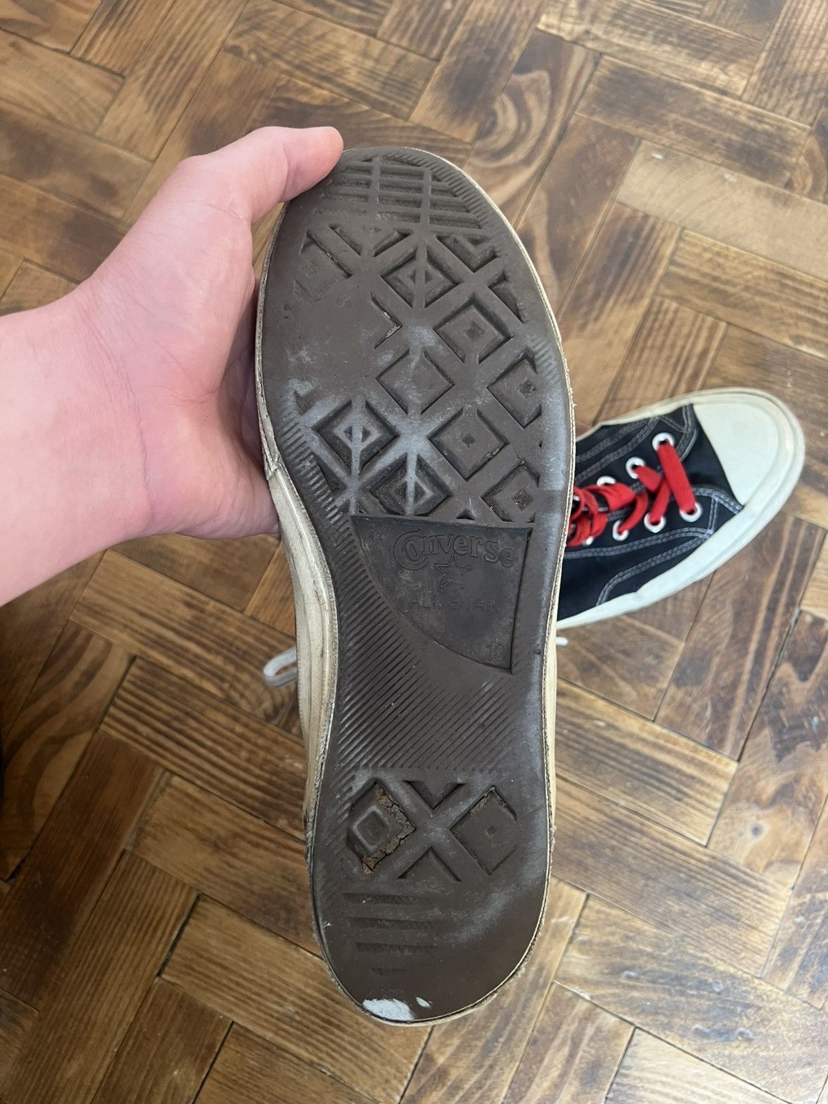 Comme des Garcons PLAY × Converse Converse play hi top come des Garson Size US 10 / EU 43 - 4 Thumbnail