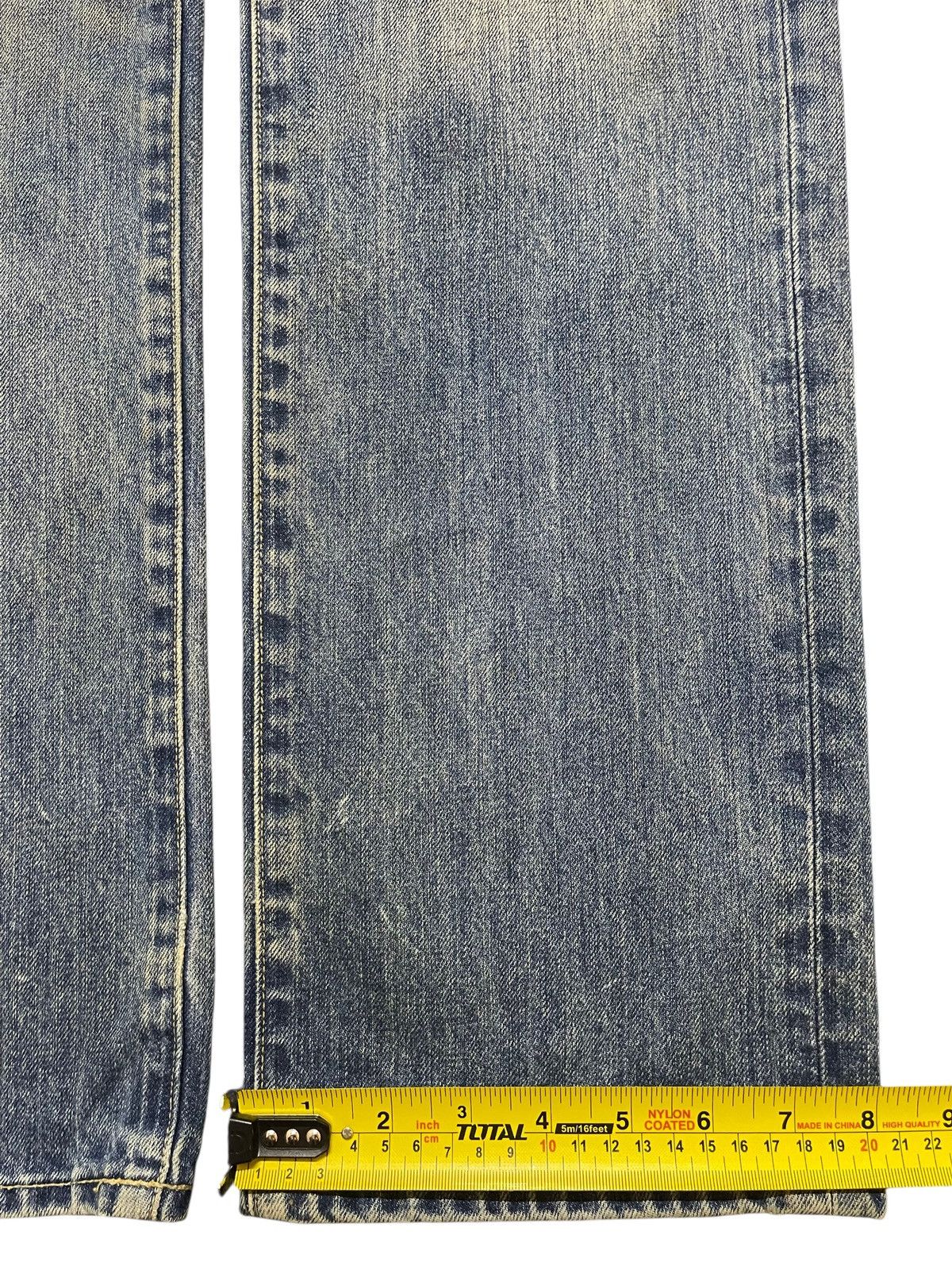 Uniqlo Vintage Japanese Uniqlo Blue Mud Wash Faded Distressed Jeans Size US 33 - 16 Thumbnail
