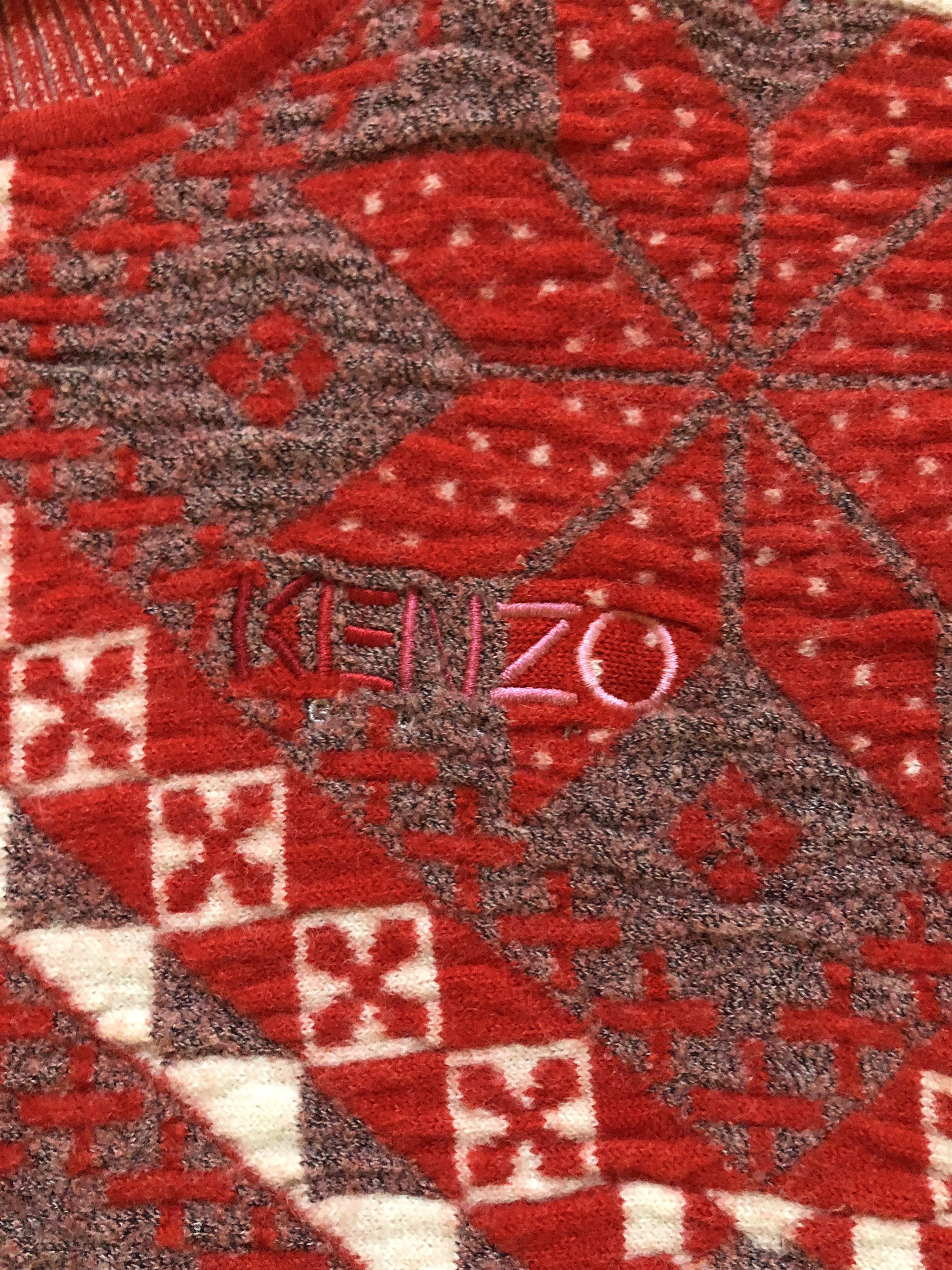 Kenzo Vintage Kenzo Golf Multi-Pattern Patchwork Knit Sweater RARE Size M / US 6-8 / IT 42-44 - 7 Thumbnail