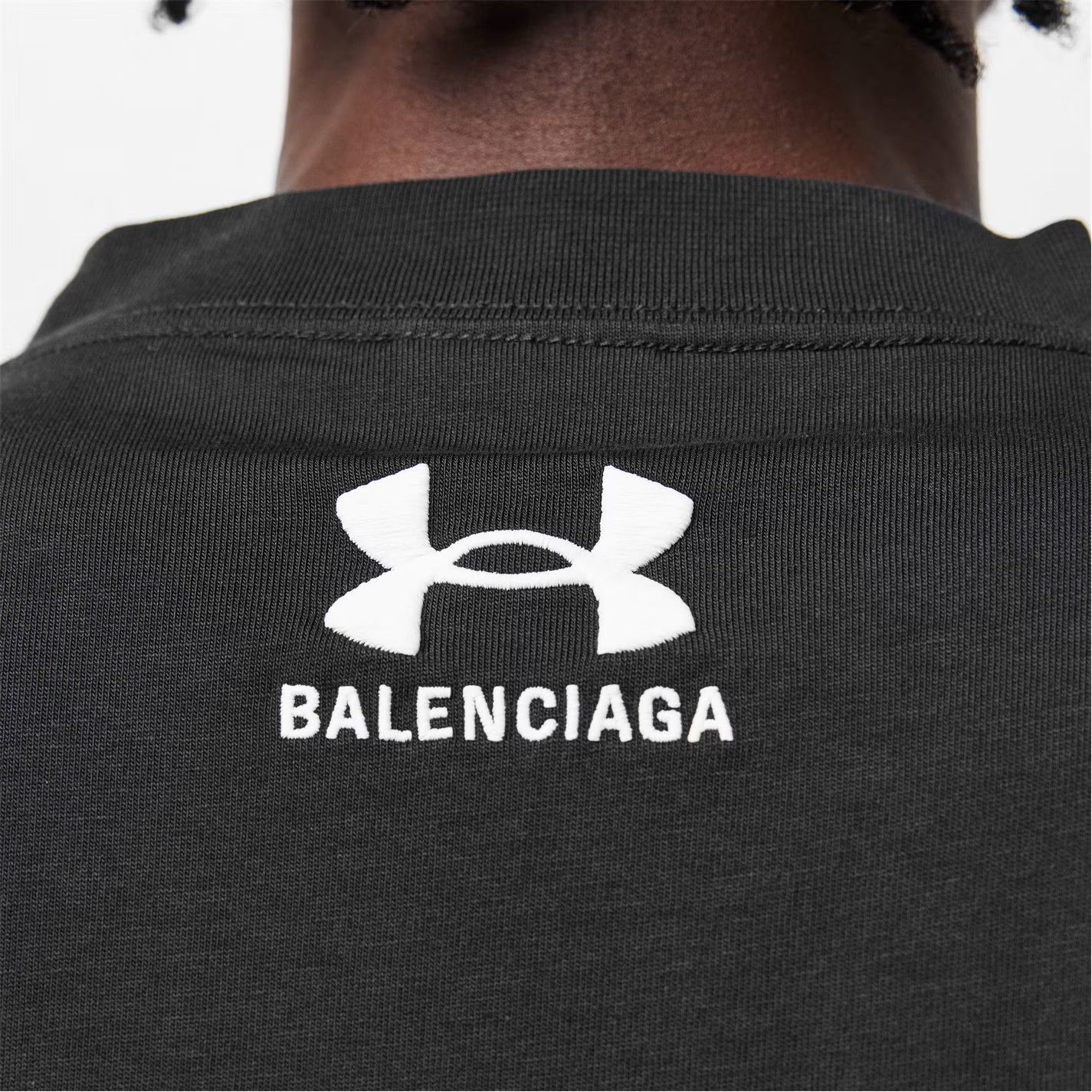 Balenciaga × Under Armour o1g2r1mq0226 Under Armour Oversized T-Shirt In Black Size US XL / EU 56 / 4 - 5 Thumbnail