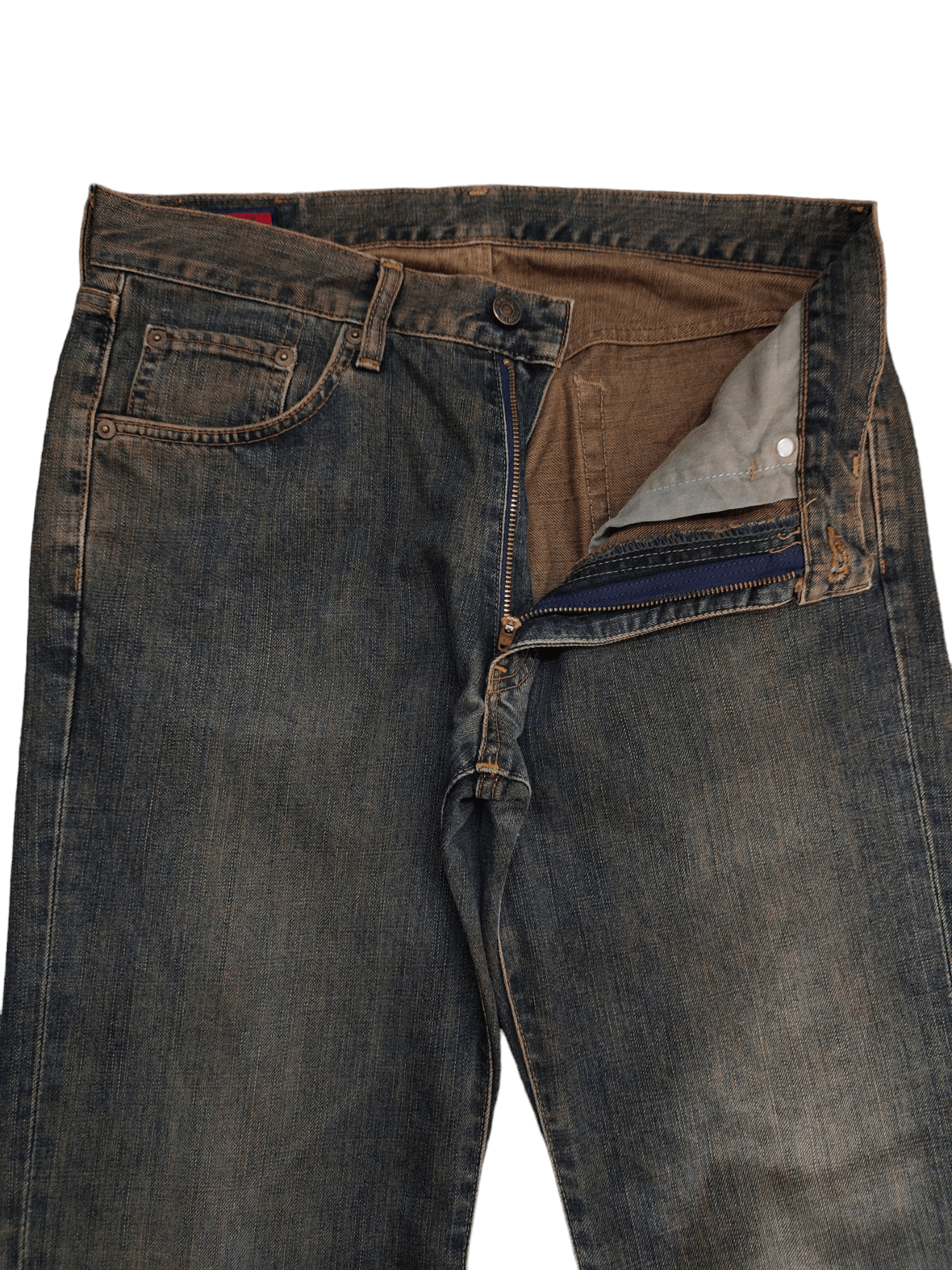 Hysteric Glamour × Undercover 1990s Edwin 503 Regular Rusty Denim Jeans Undercover Style Size US 33 - 9 Thumbnail