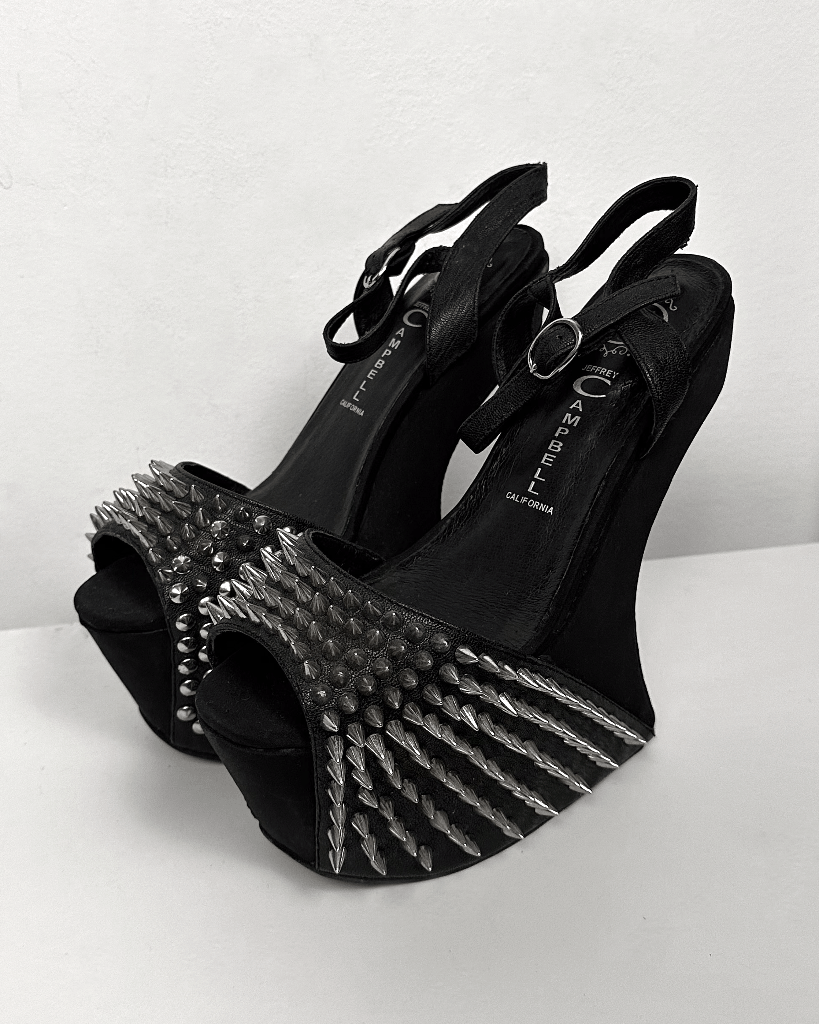 Jeffrey Campbell Jeffrey Campbell Spiked Platform Sandals Size US 7 / IT 37 - 6 Thumbnail